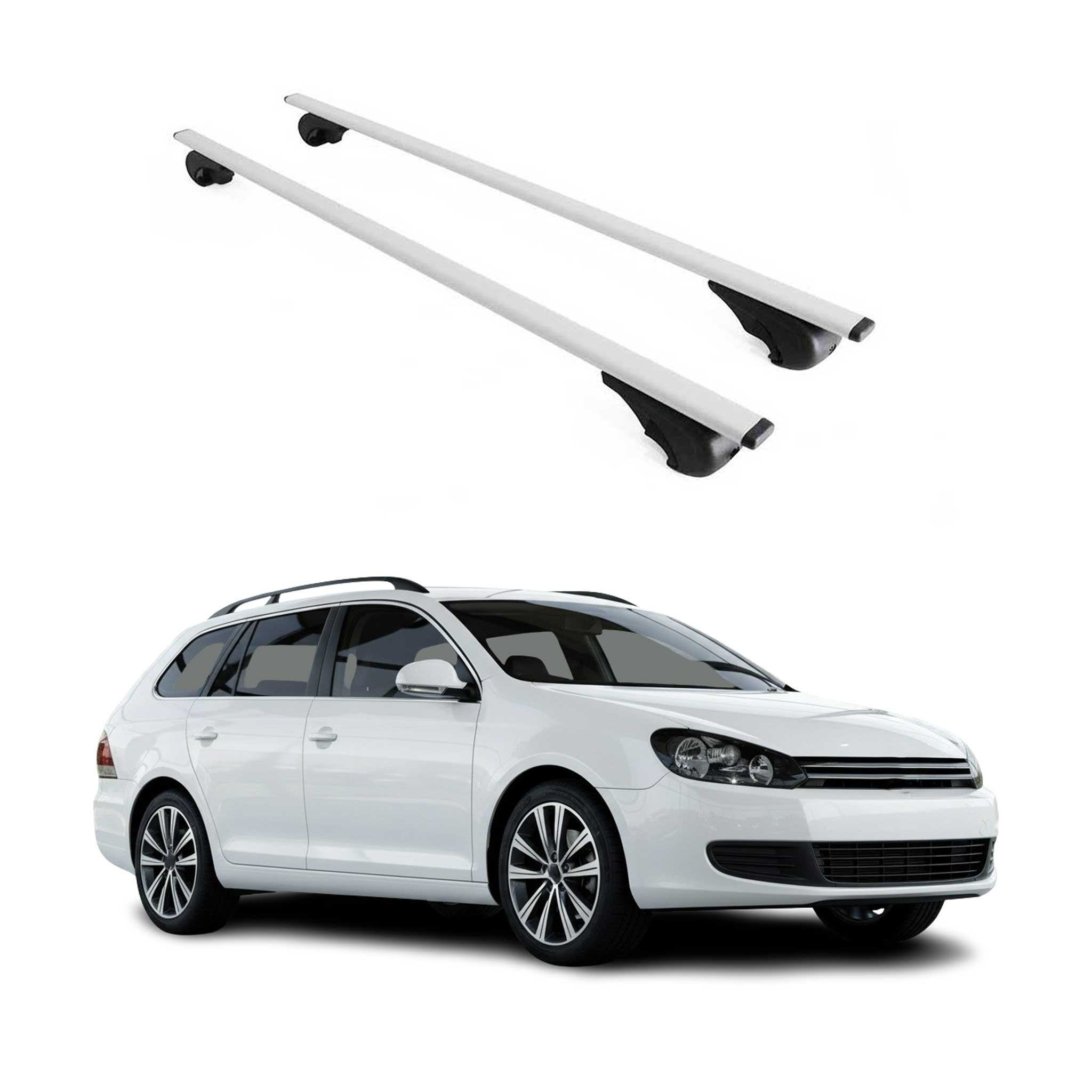 Car Top Roof Rack Cross Bars 42 Cargo Luggage Carrier For Volkswagen