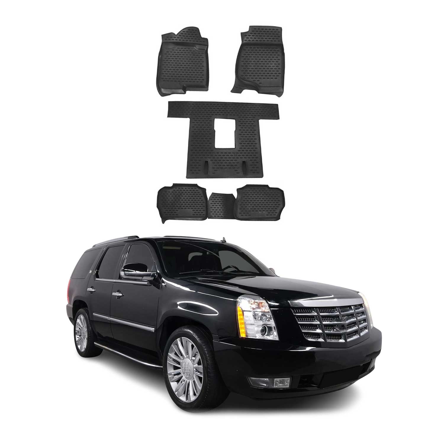 Front Fender Liner Kit W/ Splash Shield For Cadillac Escalade 2007-2014 – Perfect Fit, OE 22860082/22860081, 1-Year Warranty
