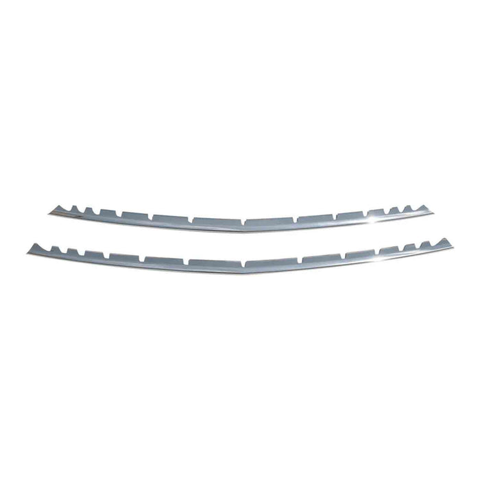Front Bumper Trim Molding for Mercedes Metris 2016-2024 Stainless Steel 2x
