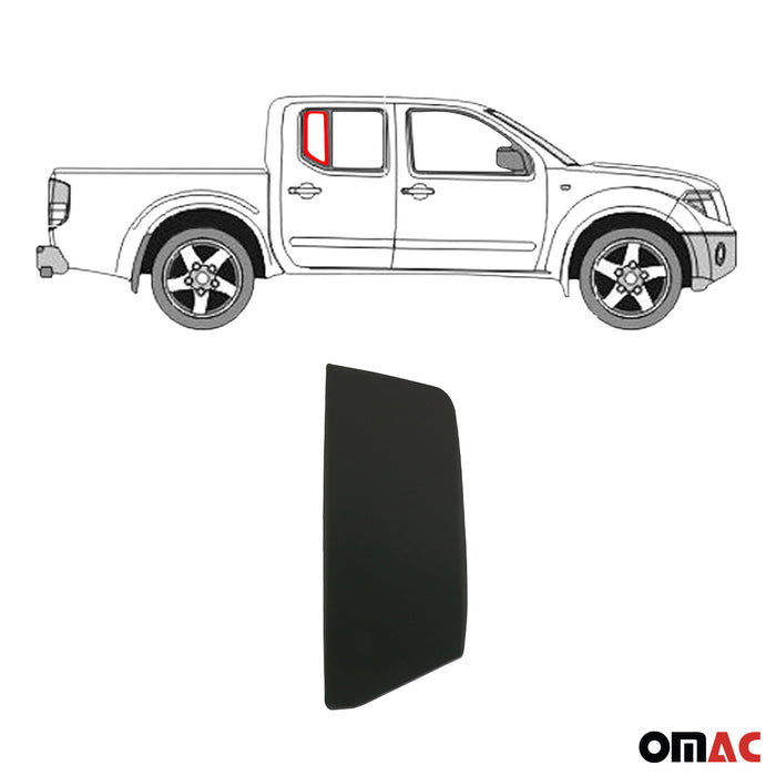 Window Glass For Nissan Frontier 2005-2021 Rear Right Quarter Black