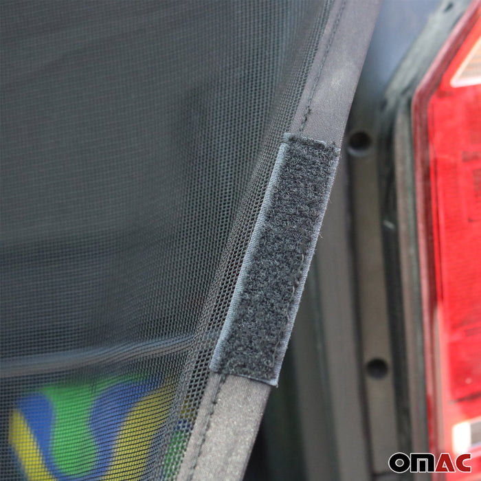 Mosquito Net Bug Magnetic Screen Tailgate for RAM ProMaster 2014-2024 Black 1Pc