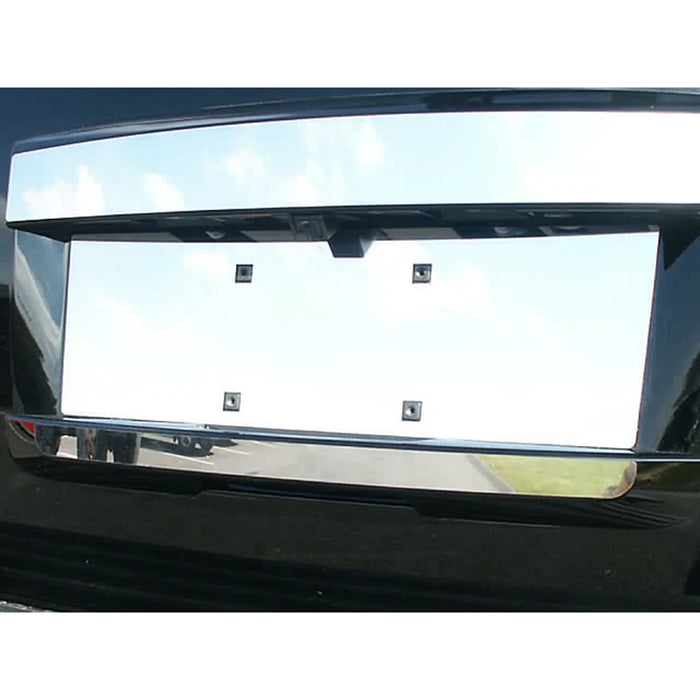 Stainless License Plate Bezel 1Pc Fits 2007-2014 Cadillac Escalade