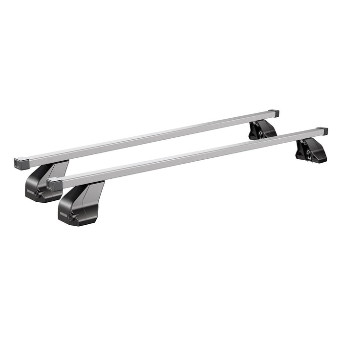 Fix Point Roof Racks Top Cross Bars for BMW 1 Series F20 2015-2019 Steel Gray 2x