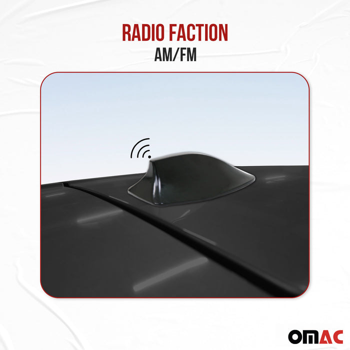 Car Shark Fin Antenna Roof Radio AM/FM Signal for Honda Black