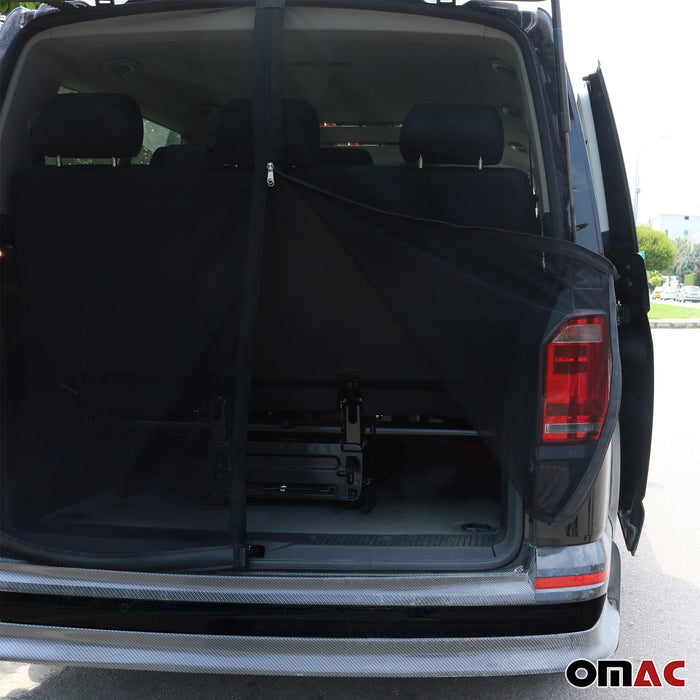 Mosquito Net Bug Magnetic Screen Tailgate for VW Eurovan 1992-2003 Black 1Pc