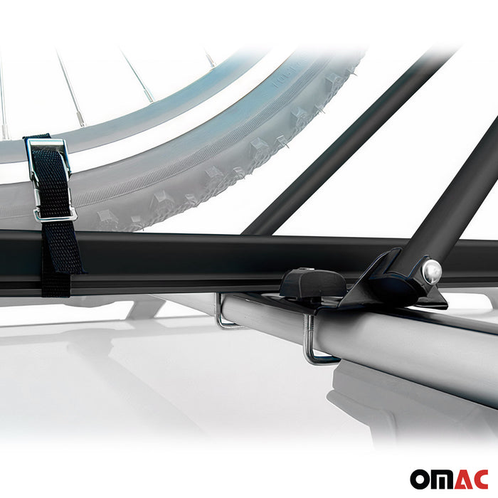 Bike Rack Carrier Roof Racks Set fits RAM ProMaster 2014-2024 Black 3x