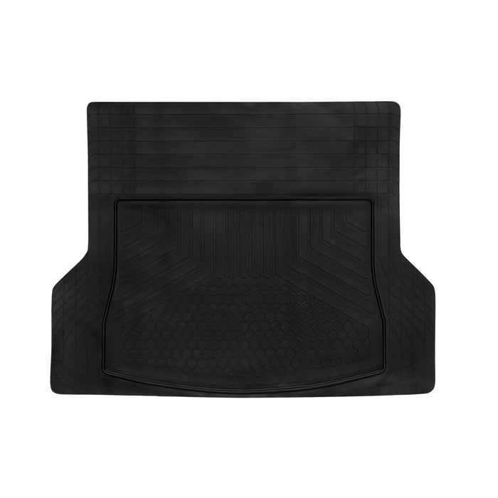 Trimmable Trunk Cargo Mats Liner Waterproof for Kia Seltos 2021-2024 Black 1Pc