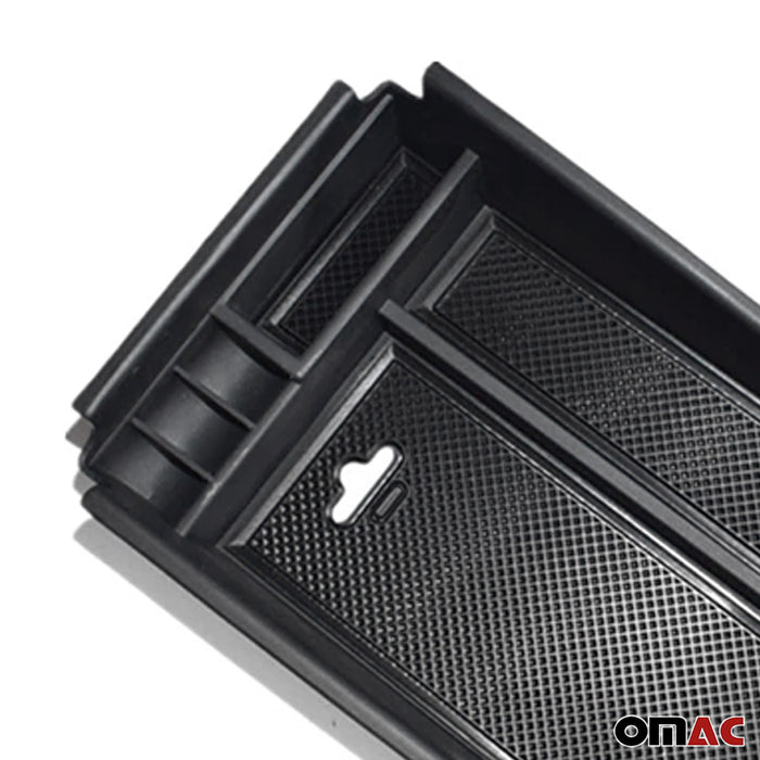 Center Console Armrest Storage Tray for VW Passat B7 2012-2014 Black 1Pc