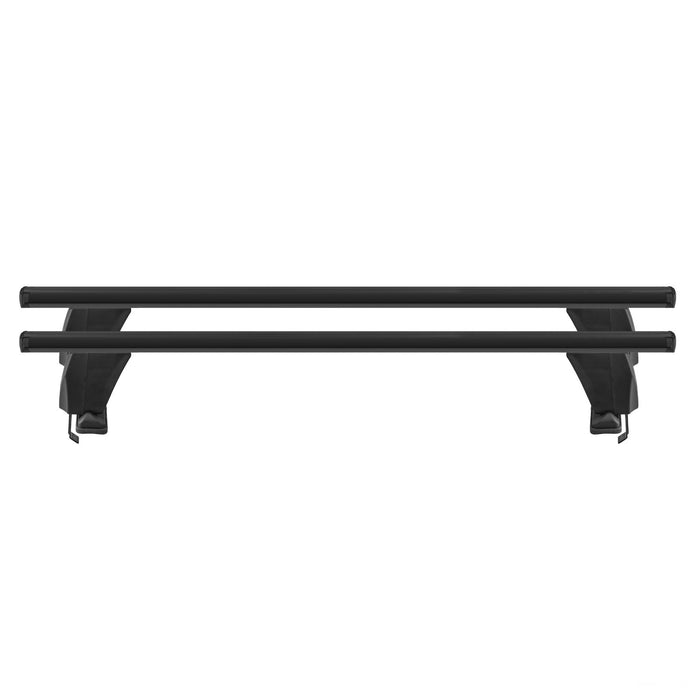 Top Roof Racks Cross Bars fits Mazda 3 Hatchback 2014-2018 2Pcs Black Aluminium