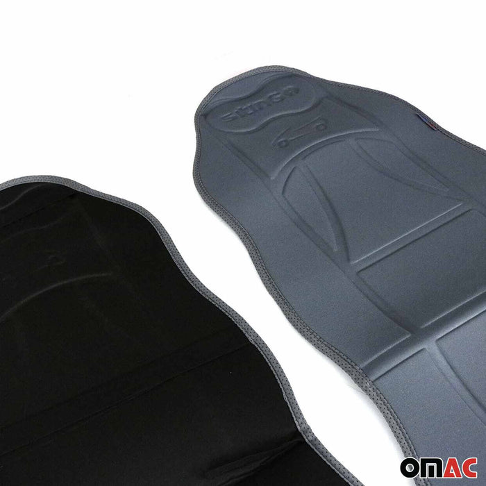 Car Seat Protector Cushion Cover Mat Pad Gray for Hummer Gray 2 Pcs