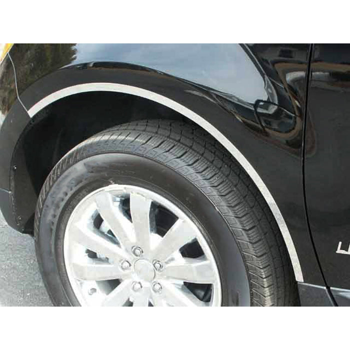 Stainless Steel Wheel Well Trim 4 Pcs For 2007-2014 Ford Edge