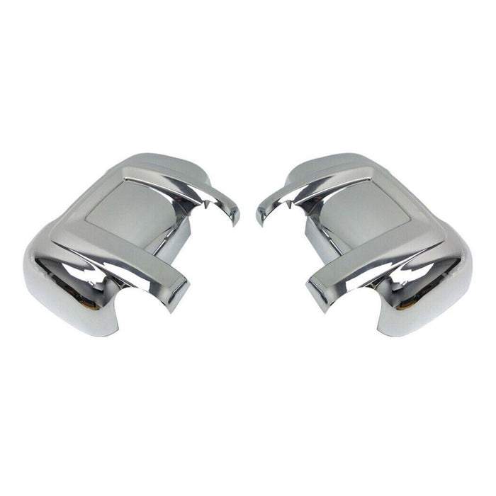 Side Mirror Cover Caps Fits RAM ProMaster 2014-2024 Chrome Silver 2 Pcs