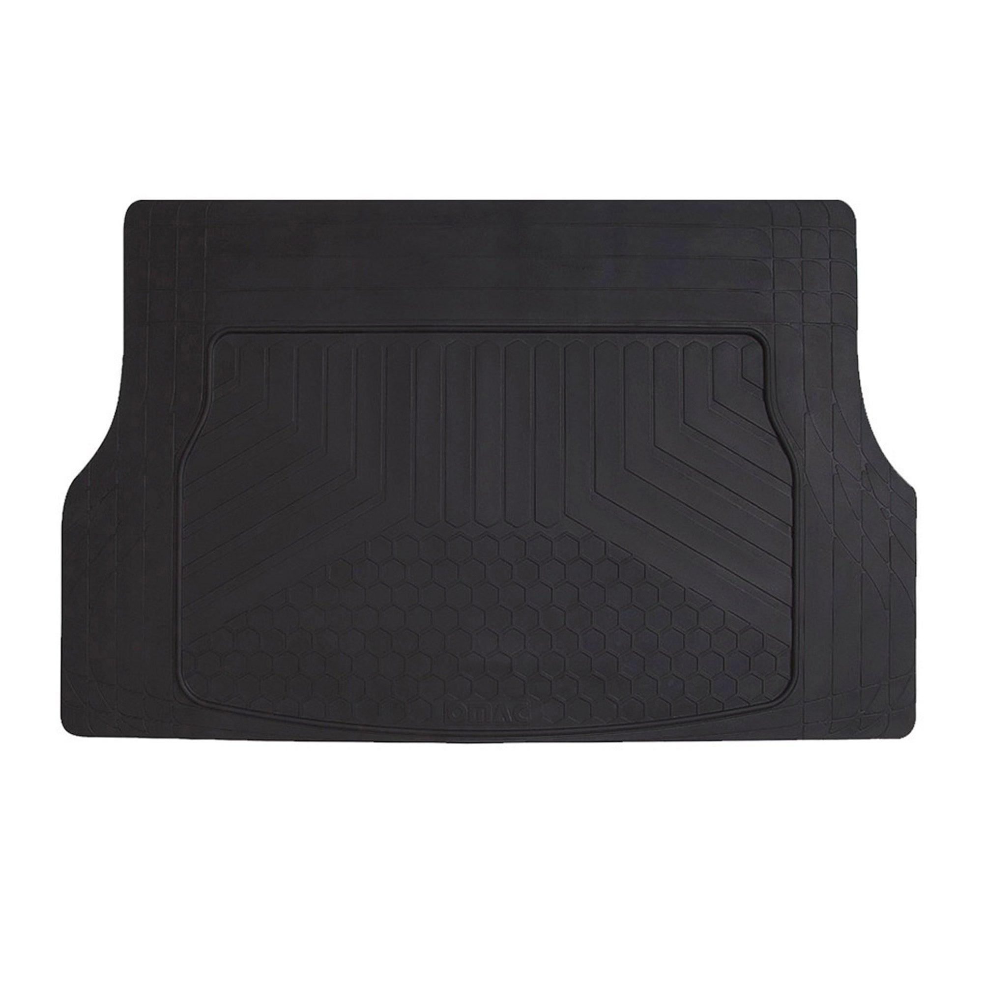 OMAC Semi-Custom Trunk Cargo Mat For Nissan Sentra – Black, Waterproof Rubber Liner