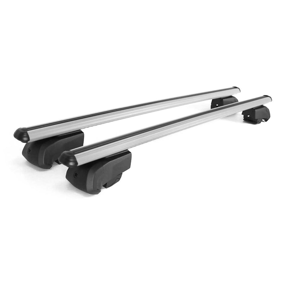 OMAC Roof Rack Cross Bar for Cadillac Escalade 2007-2015, Roofrop Cargo  Carrier, 2 Pieces, Silver