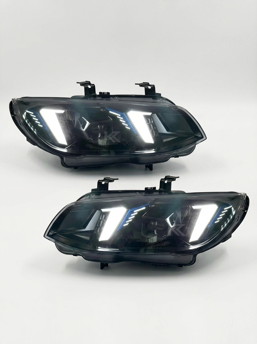 BMW 3 Series M3 E92 / E93 Snake Eye LCI LED Headlight Assembly with Dual-Color DRL 2010 - 2013 (335i / 328i)