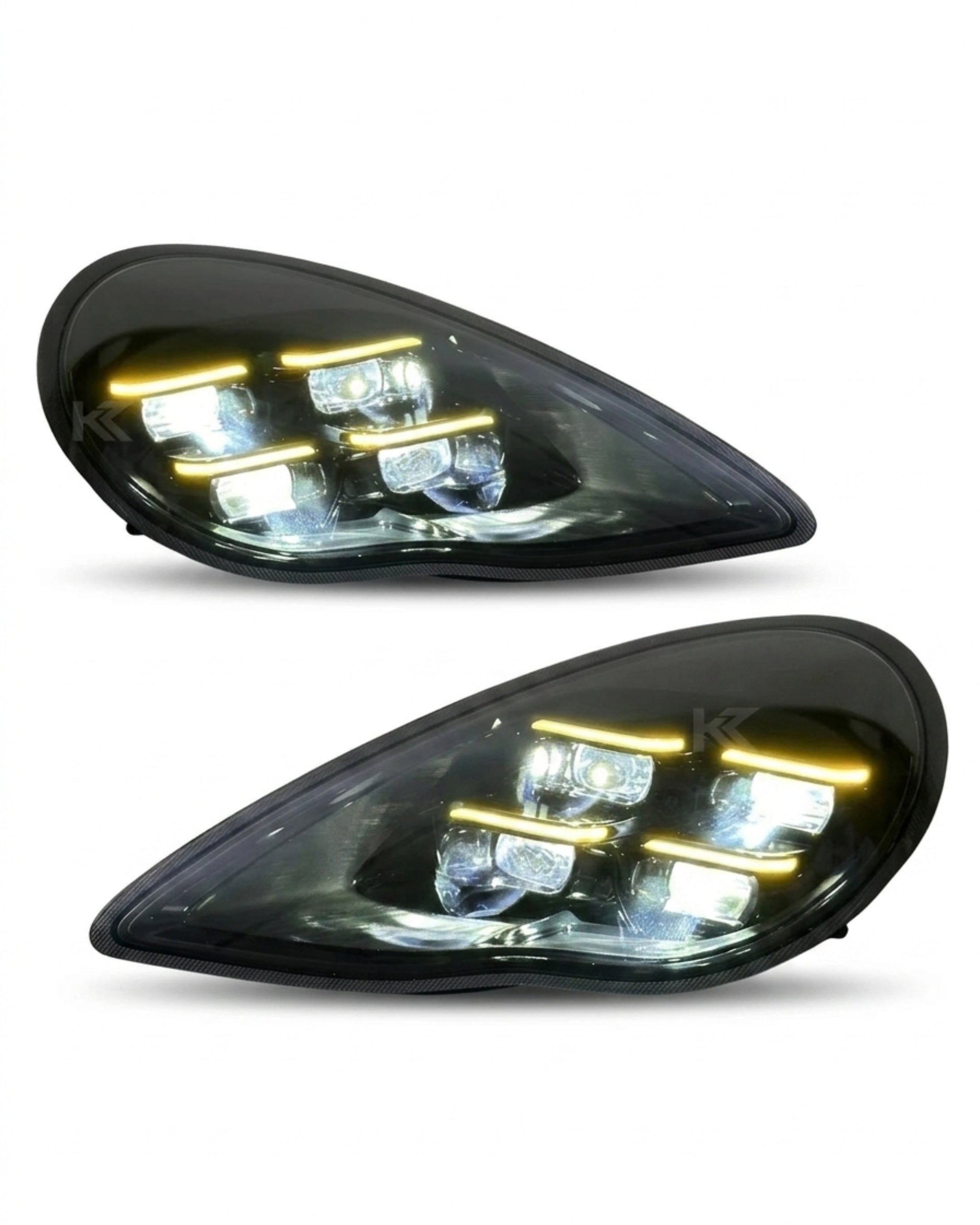 Porsche Panamera 970.1 LED Headlight Assembly with Dual-Color DRL 2010 - 2013