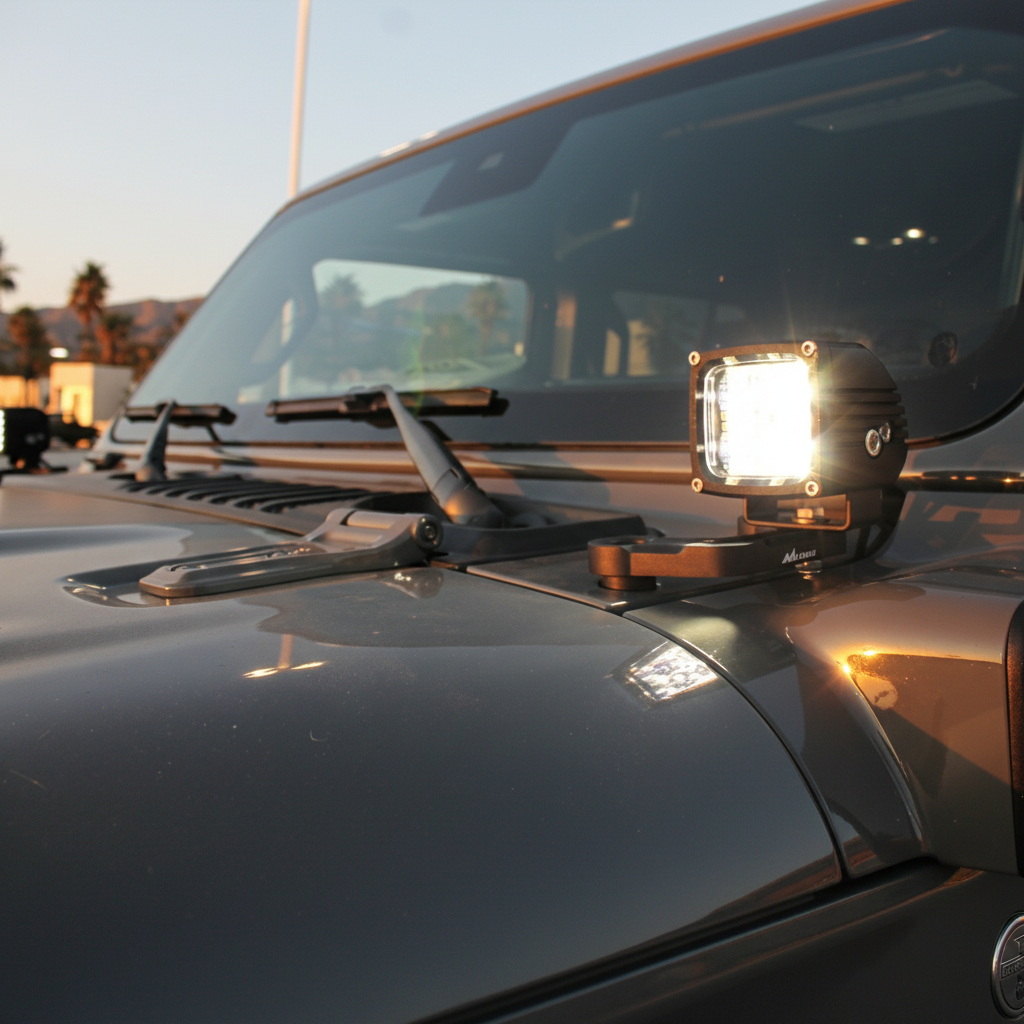 Jeep Wrangler ditch lights 2017+ Jeep Wrangler (JL) LIGHTS ONLY