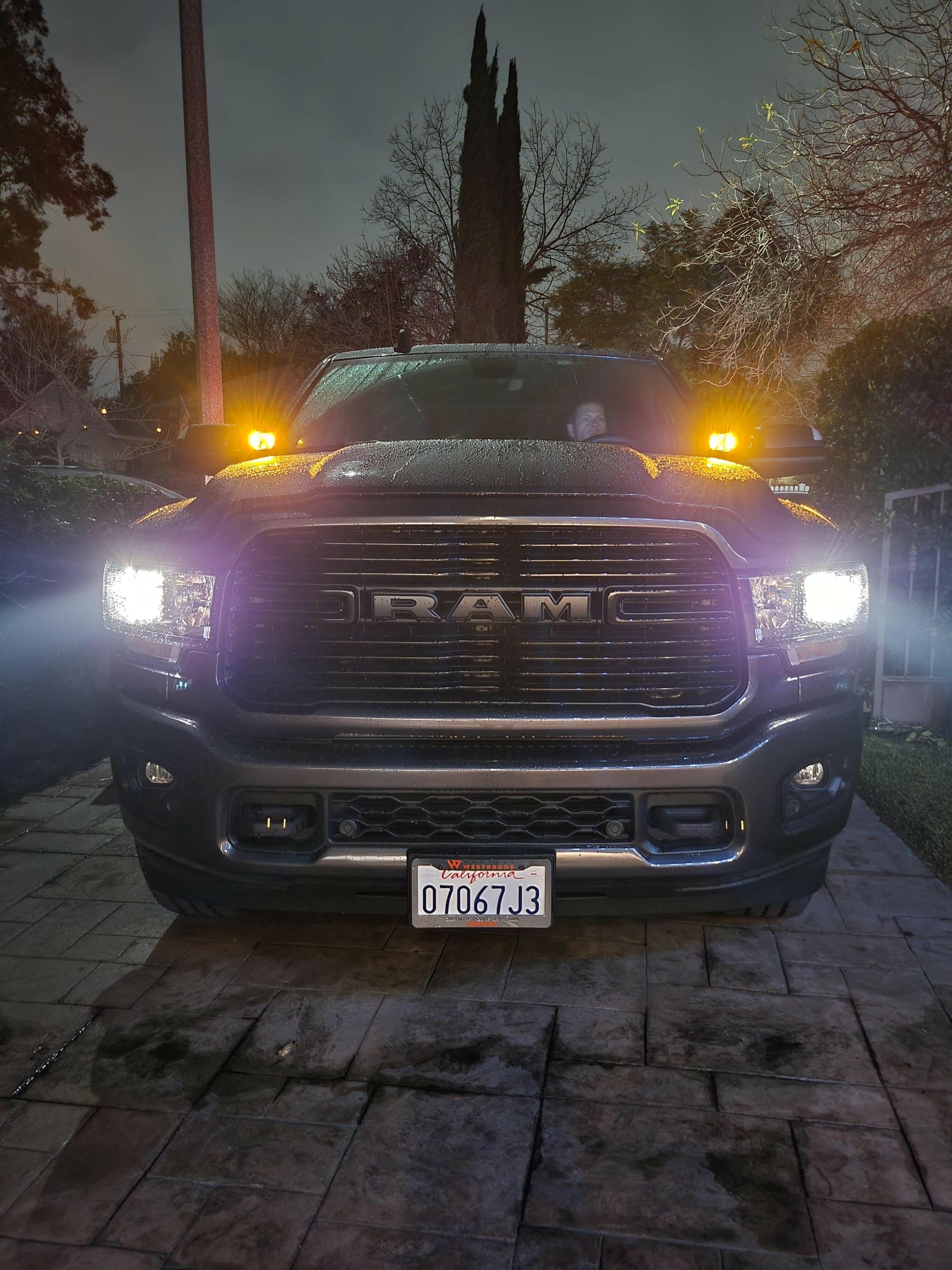 2019-2024 RAM 2500/3500 Hood Mount/Ditch Lights