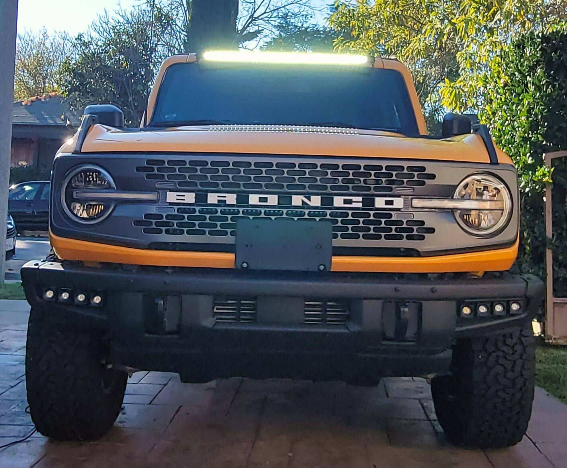 2021+ Ford Bronco 40in Roof Mount Light Bar - Slim