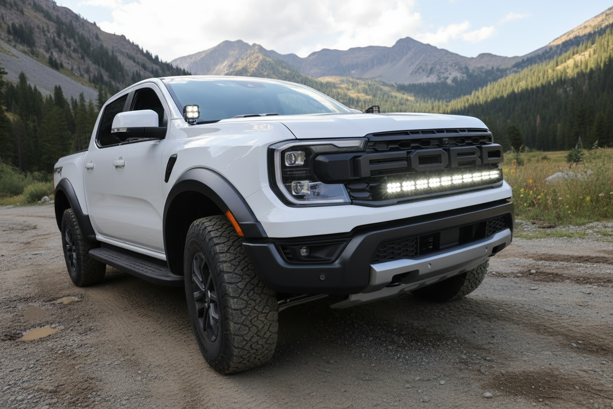 2024+ Ford Ranger Raptor Hood Mount/Ditch Lights