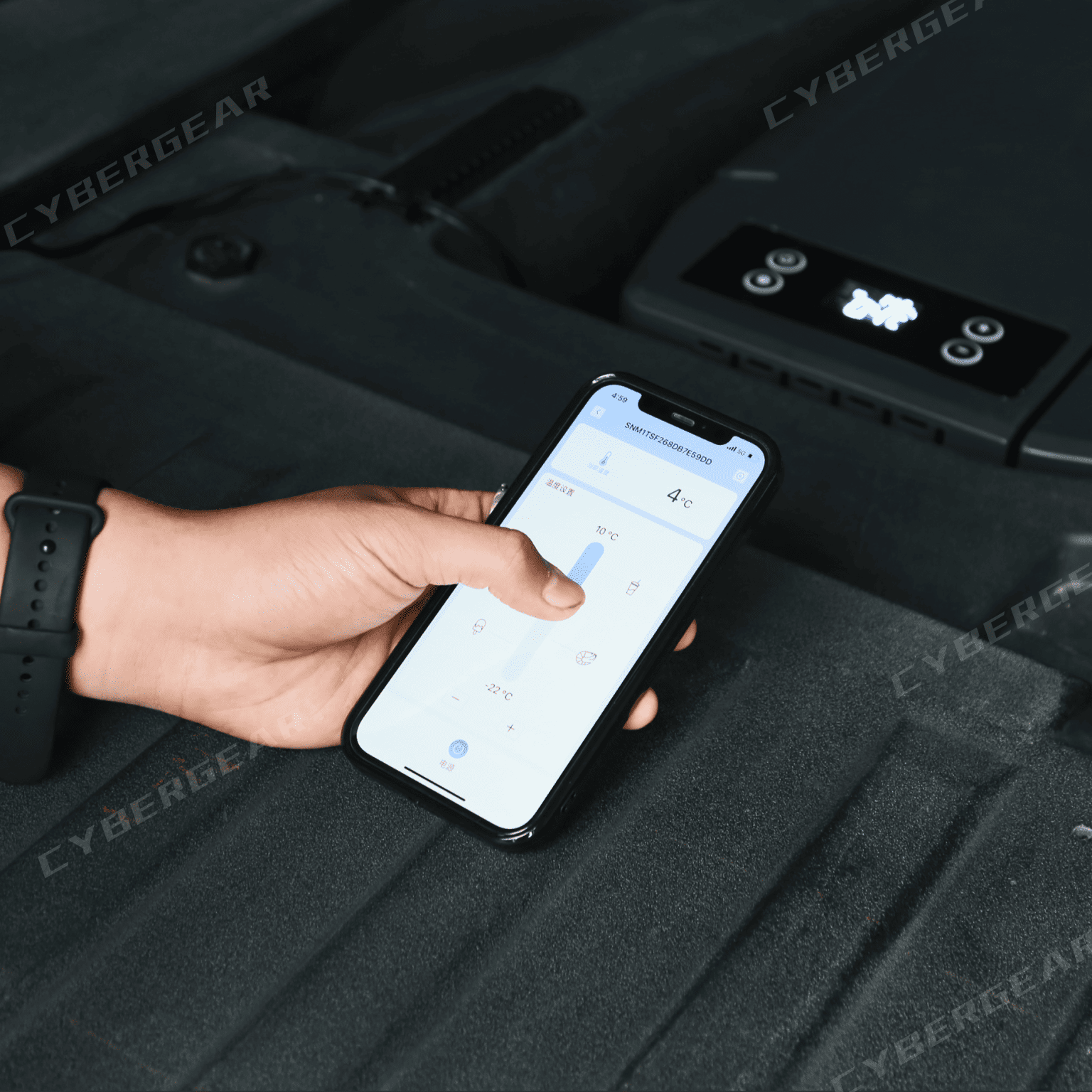 25L Sub Trunk Refrigerator Portable Trunk Freezer For Cybertruck