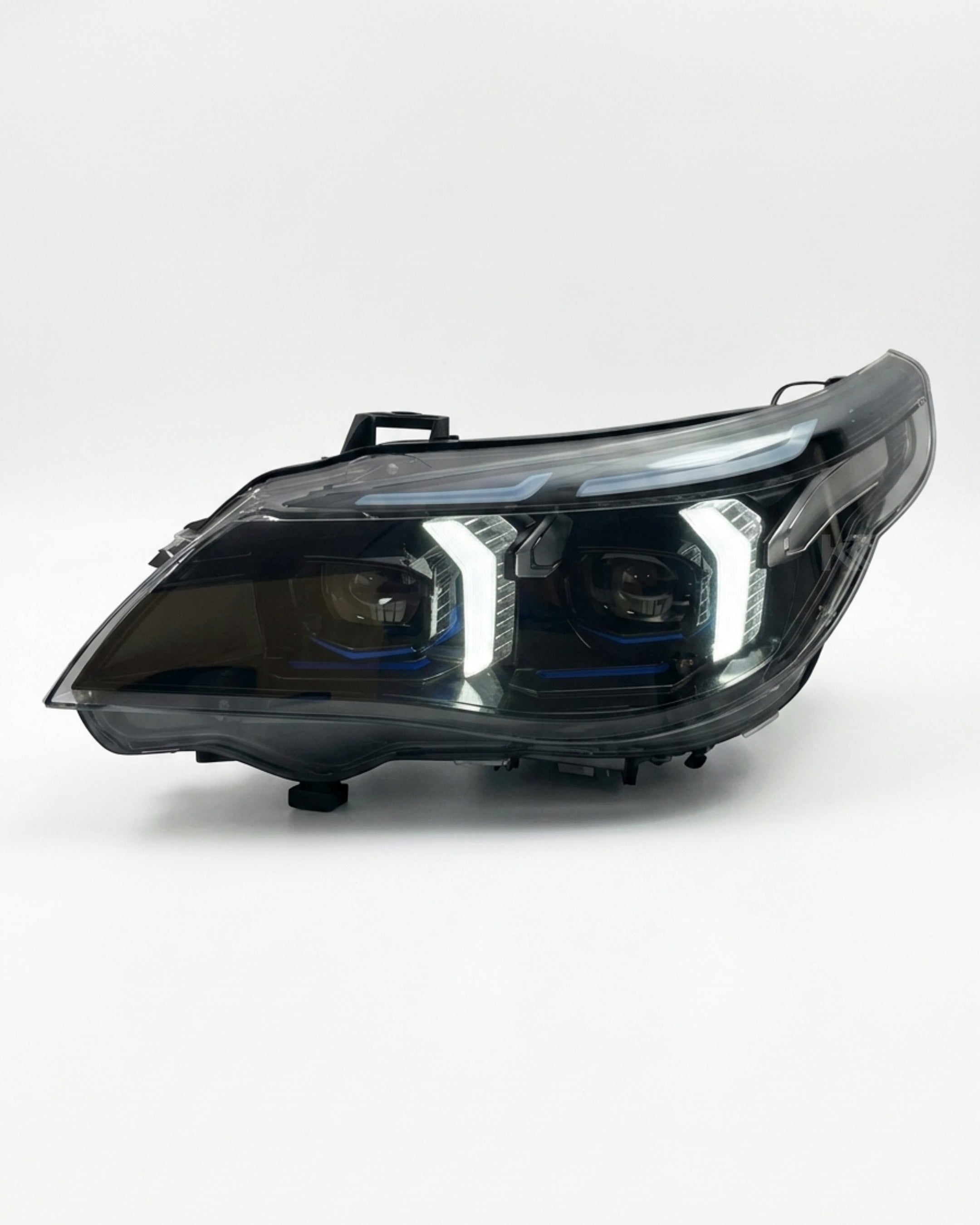 BMW 5 Series E60 Snake Eye LED Headlight Assembly with Dual-Color DRL 2003 - 2010