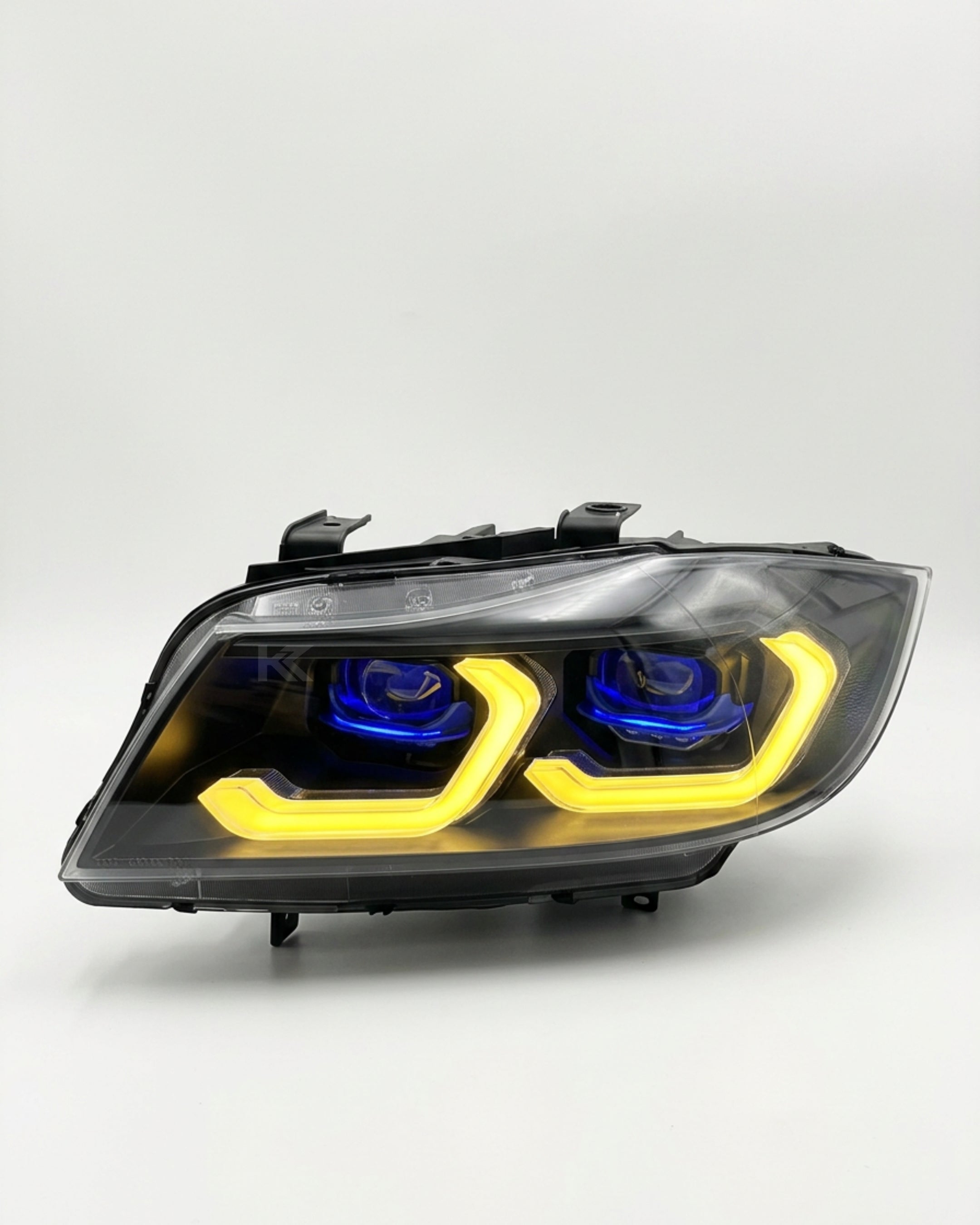 BMW 3 Series E90 LED Headlight Assembly with Dual-Color DRL 2005 - 2012