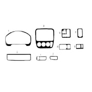 1997-2001 Honda CR-V Carbon Look Dashboard Console Trim Kit 9 Pcs