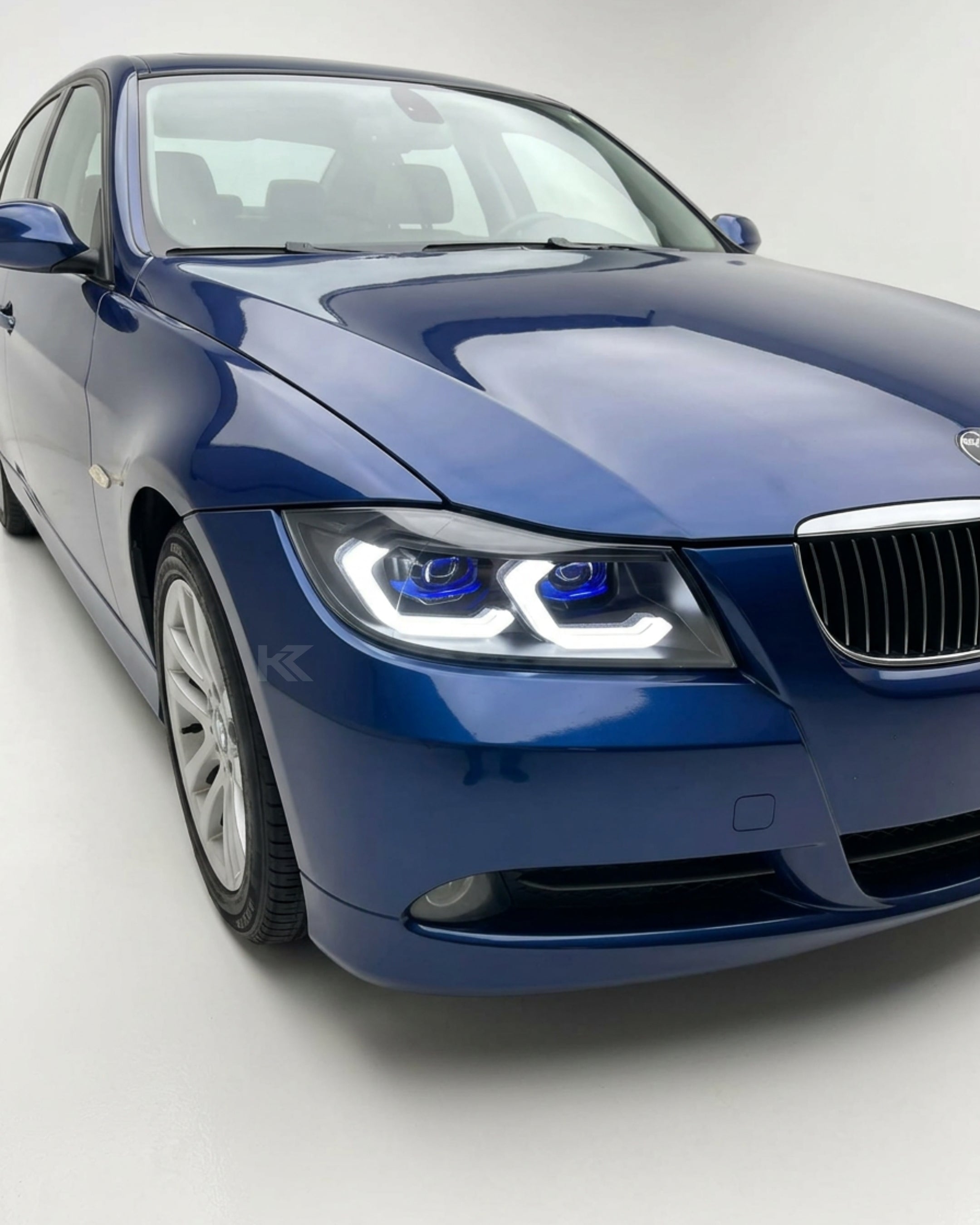 BMW 3 Series E90 LED Headlight Assembly with Dual-Color DRL 2005 - 2012