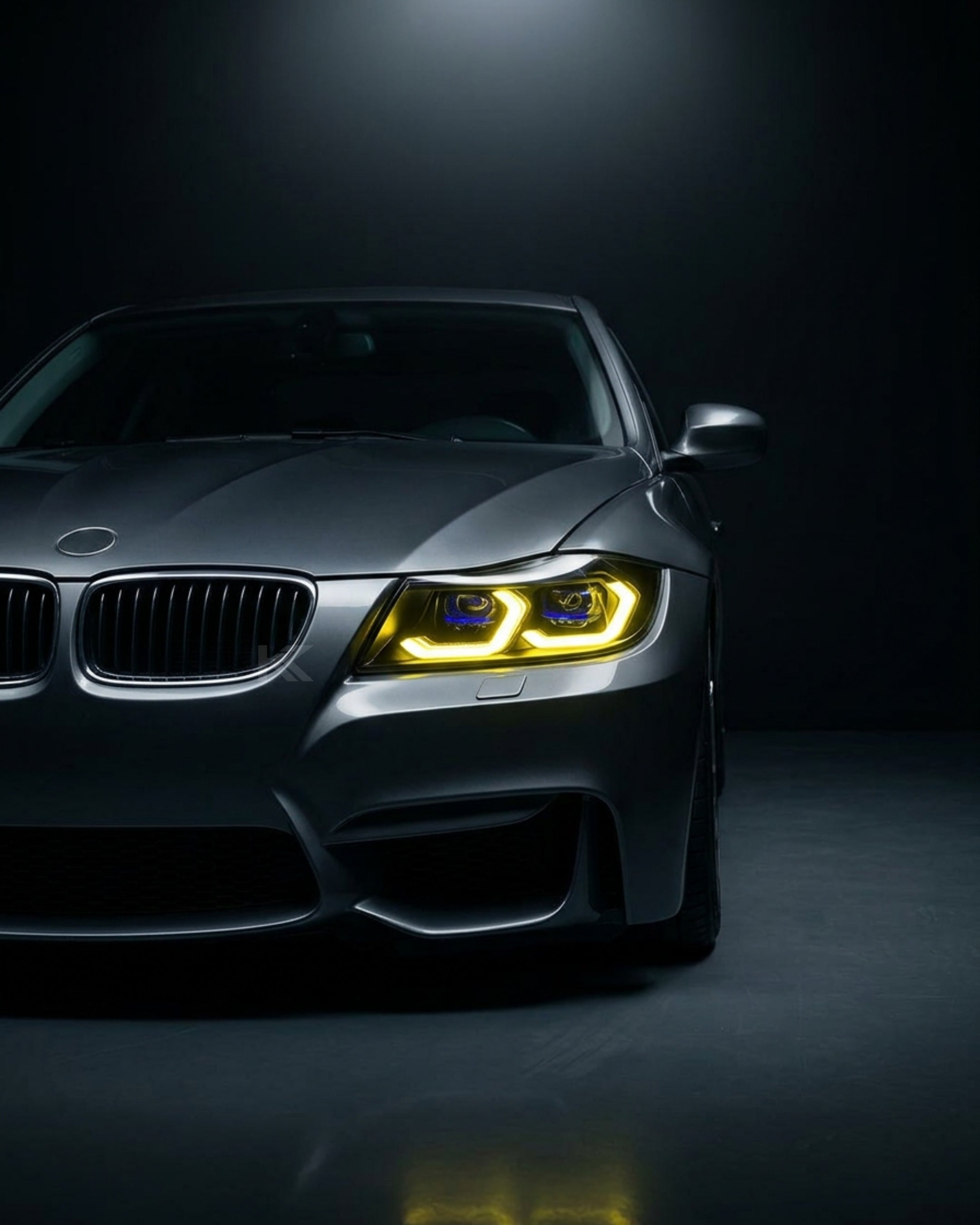 BMW 3 Series E90 LED Headlight Assembly with Dual-Color DRL 2005 - 2012