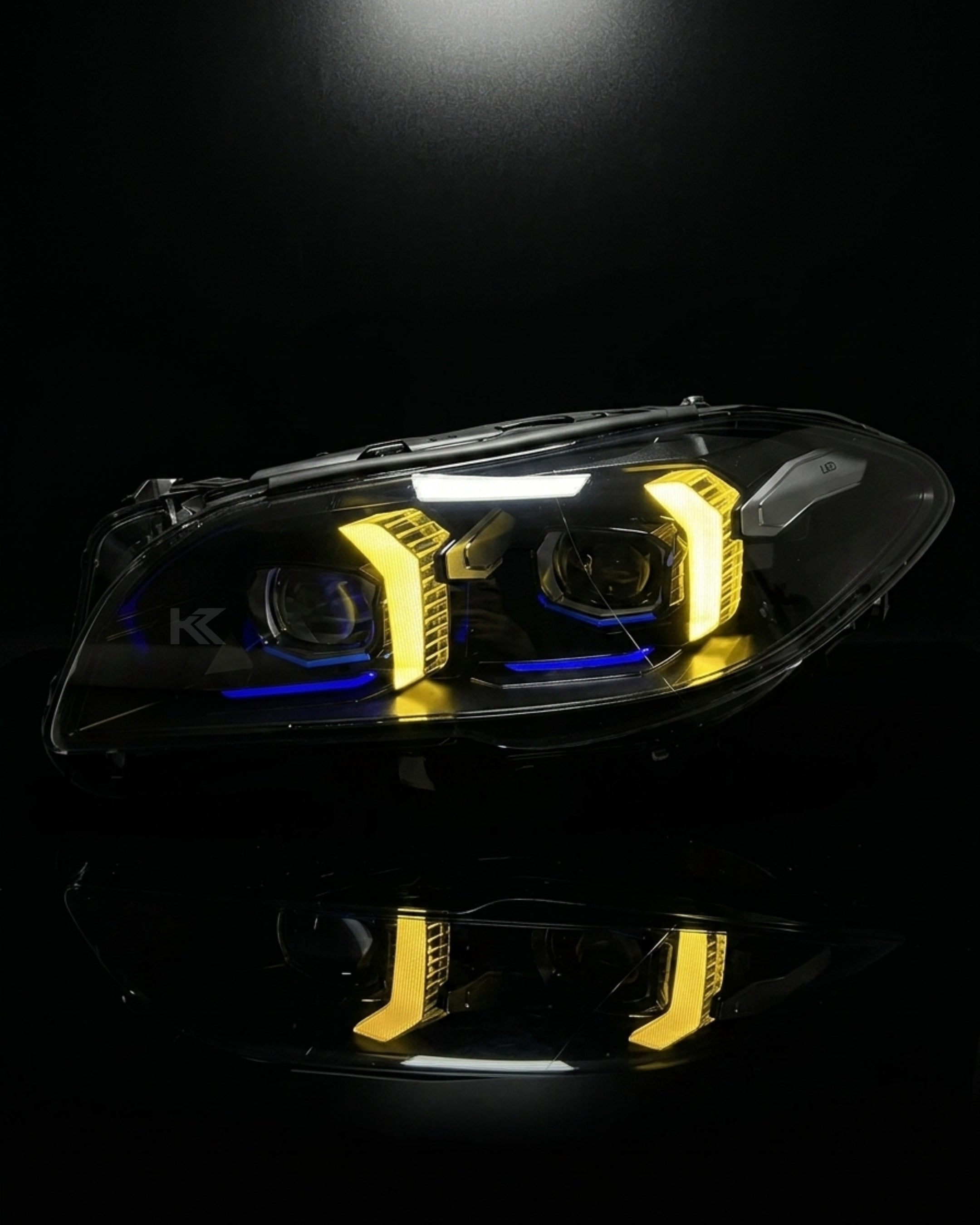 BMW 5 Series F10 / F18 LED Headlight Assembly with High / Low Beam 2011 - 2017