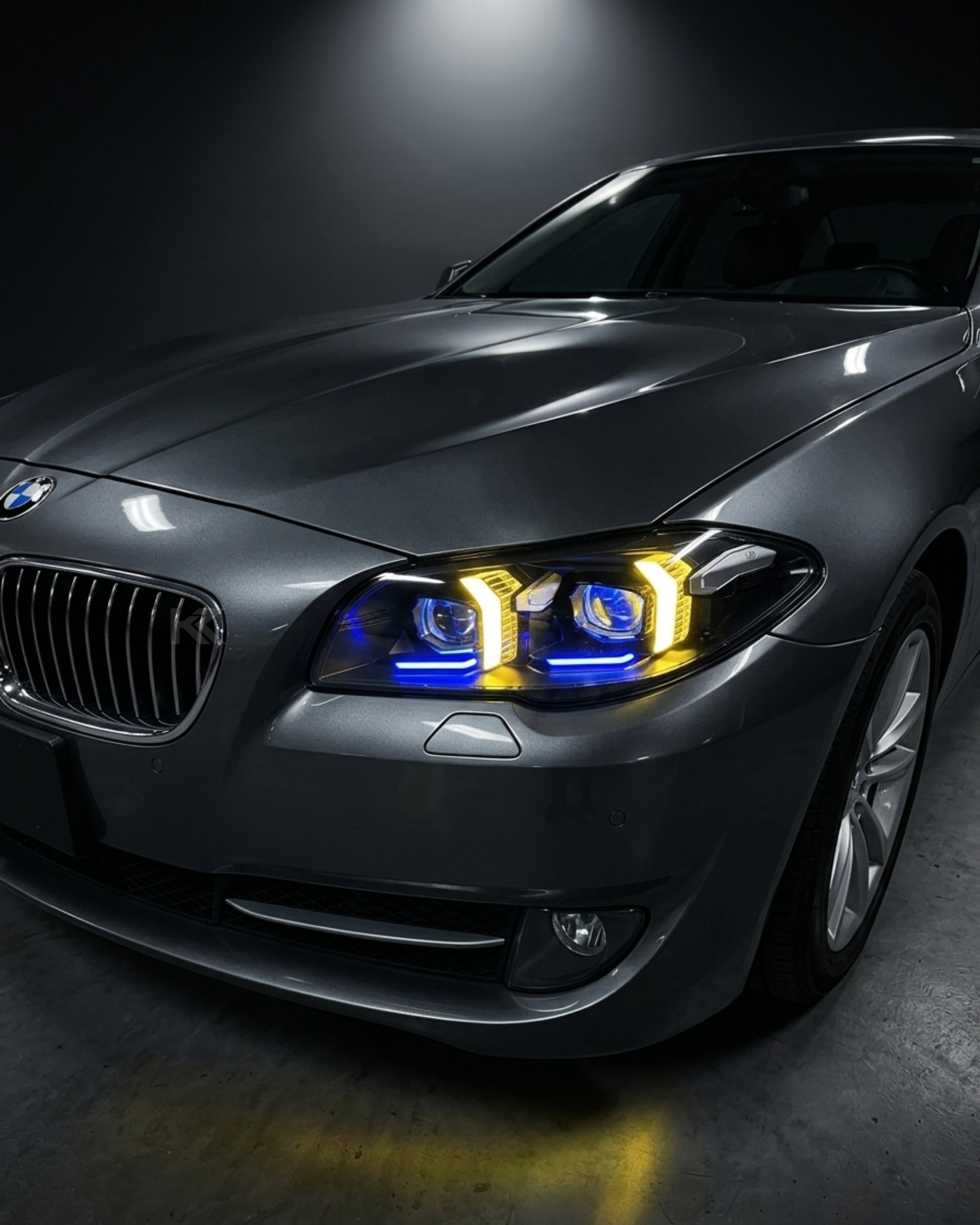 BMW 5 Series F10 / F18 LED Headlight Assembly with High / Low Beam 2011 - 2017