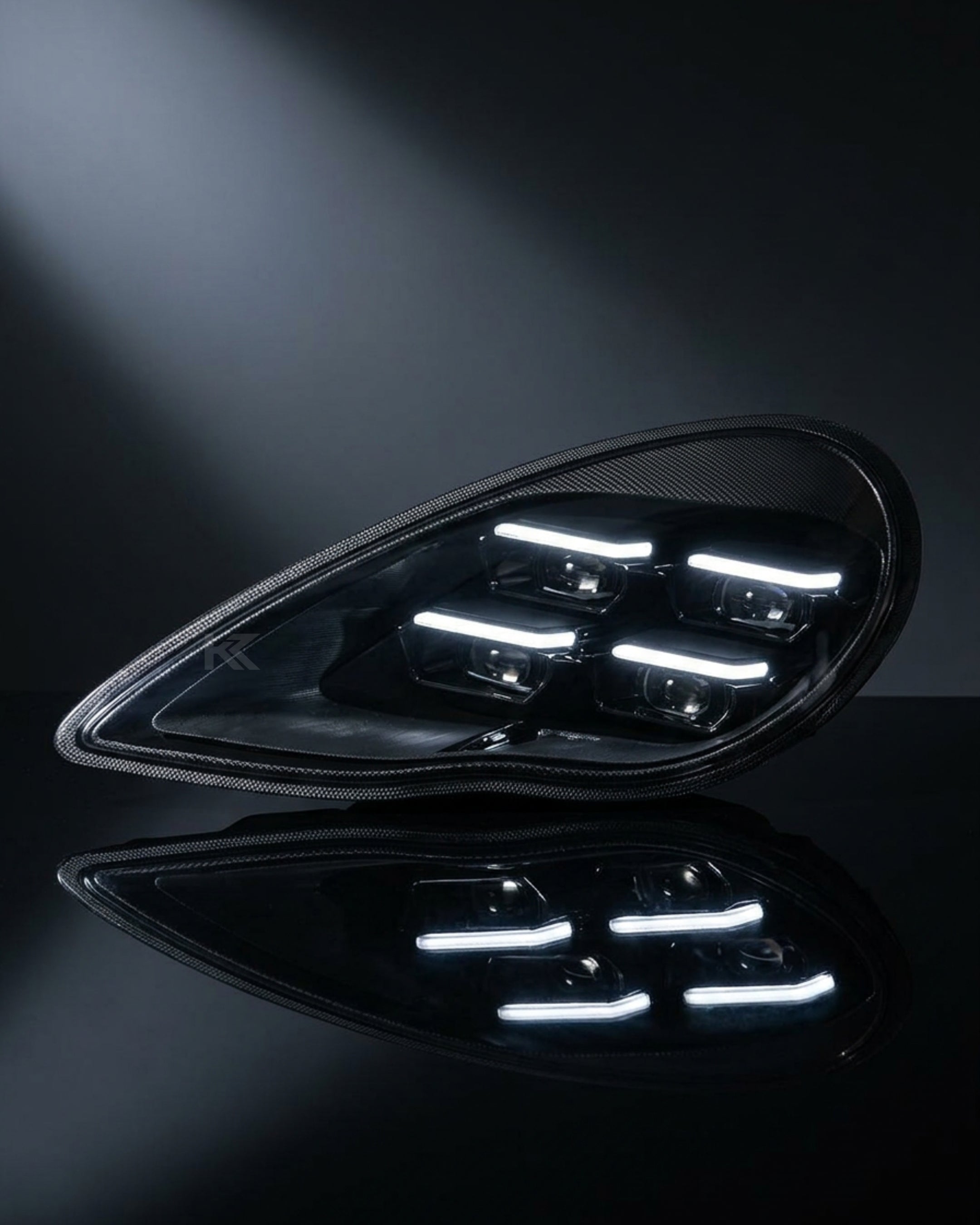 Porsche Panamera 970.1 LED Headlight Assembly with Dual-Color DRL 2010 - 2013