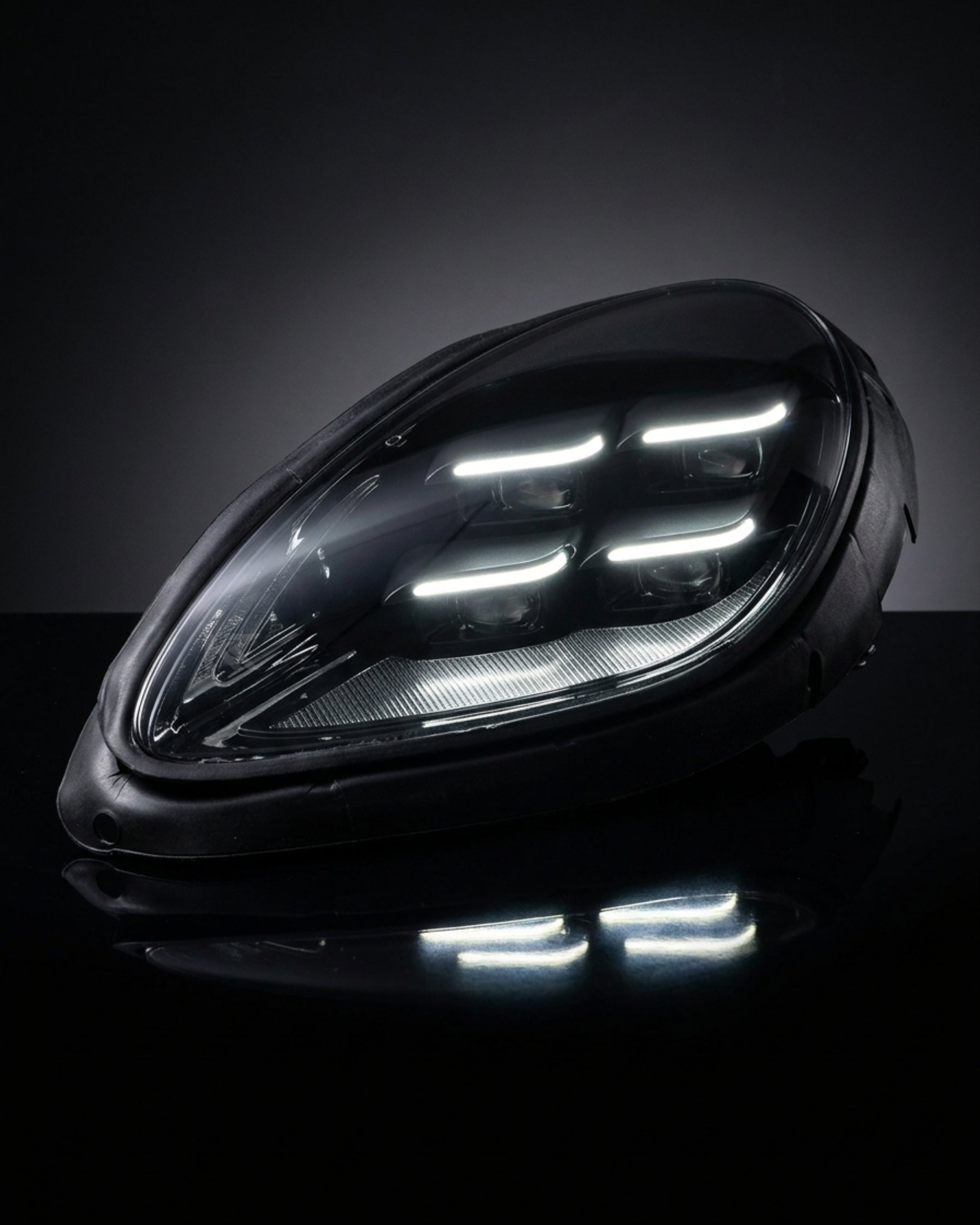 Porsche Macan 95B / 95B.1 LED Headlight Assembly with Daytime Running Lights 2014 - 2020 (Upgrade to 95B.3 Style / Replaces 96463190703)