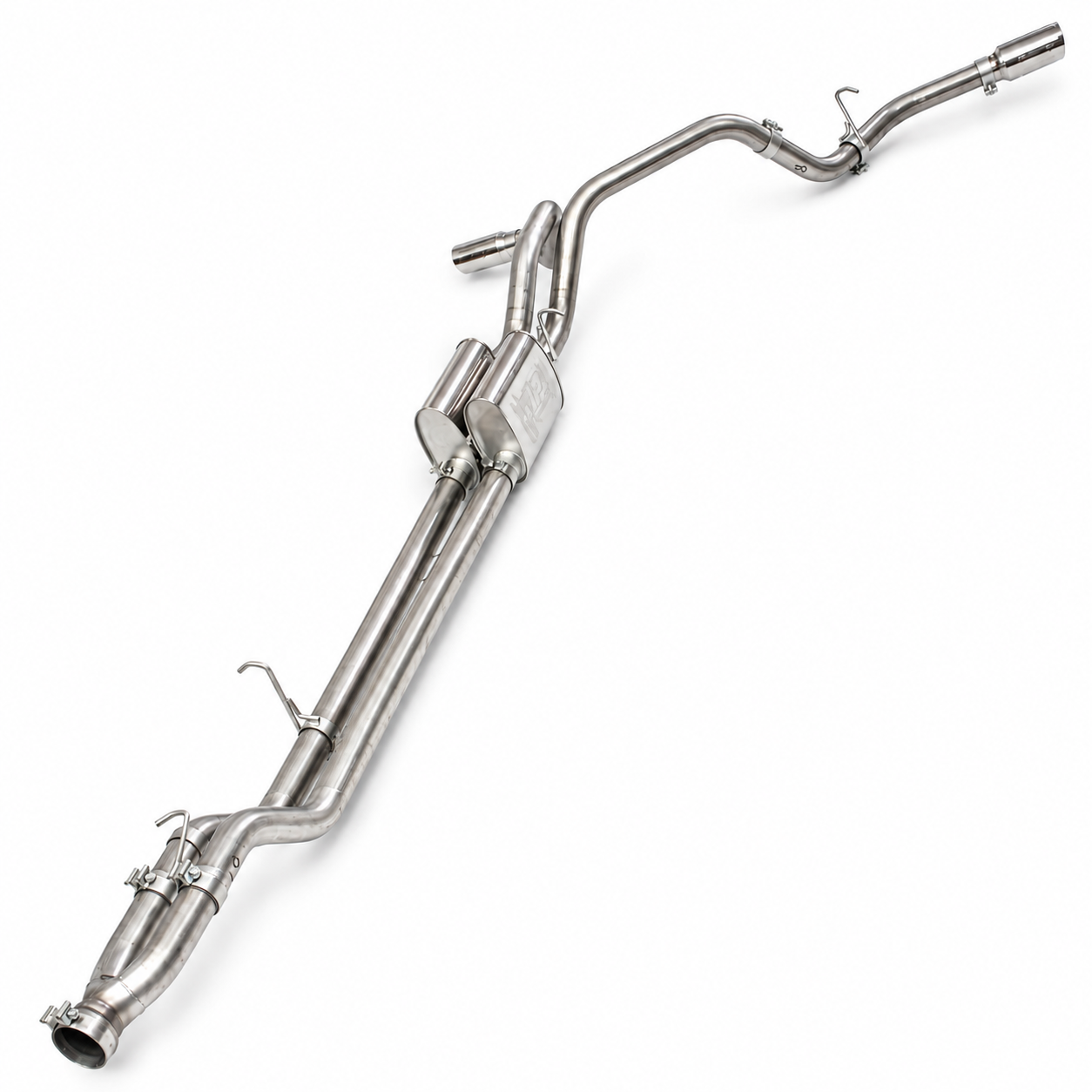 GMC/Chevy, 2007-2011, 6.0L, Stainless - MPI Exhaust Cat-Back Dual Stainless Kits