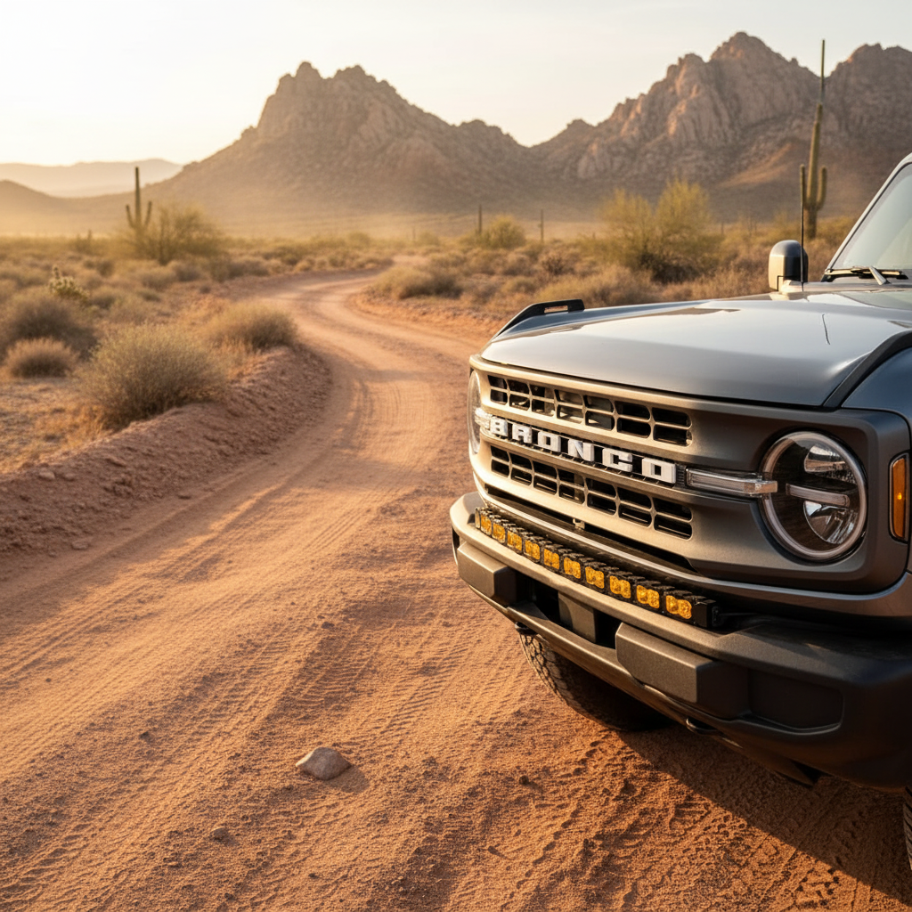 2021+ Ford Bronco Standard Bumper 40in Light Bar - PRO