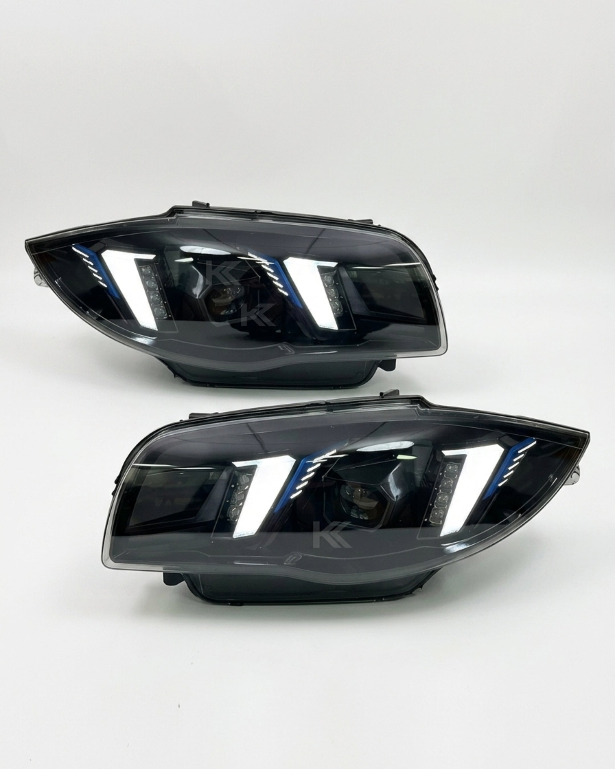 BMW 1 Series E87 Snake Eye Laser LED Headlight Assembly with Dual-Color DRL (Yellow / White) 2004 - 2011 (116i / 118i / 120i / 125i)