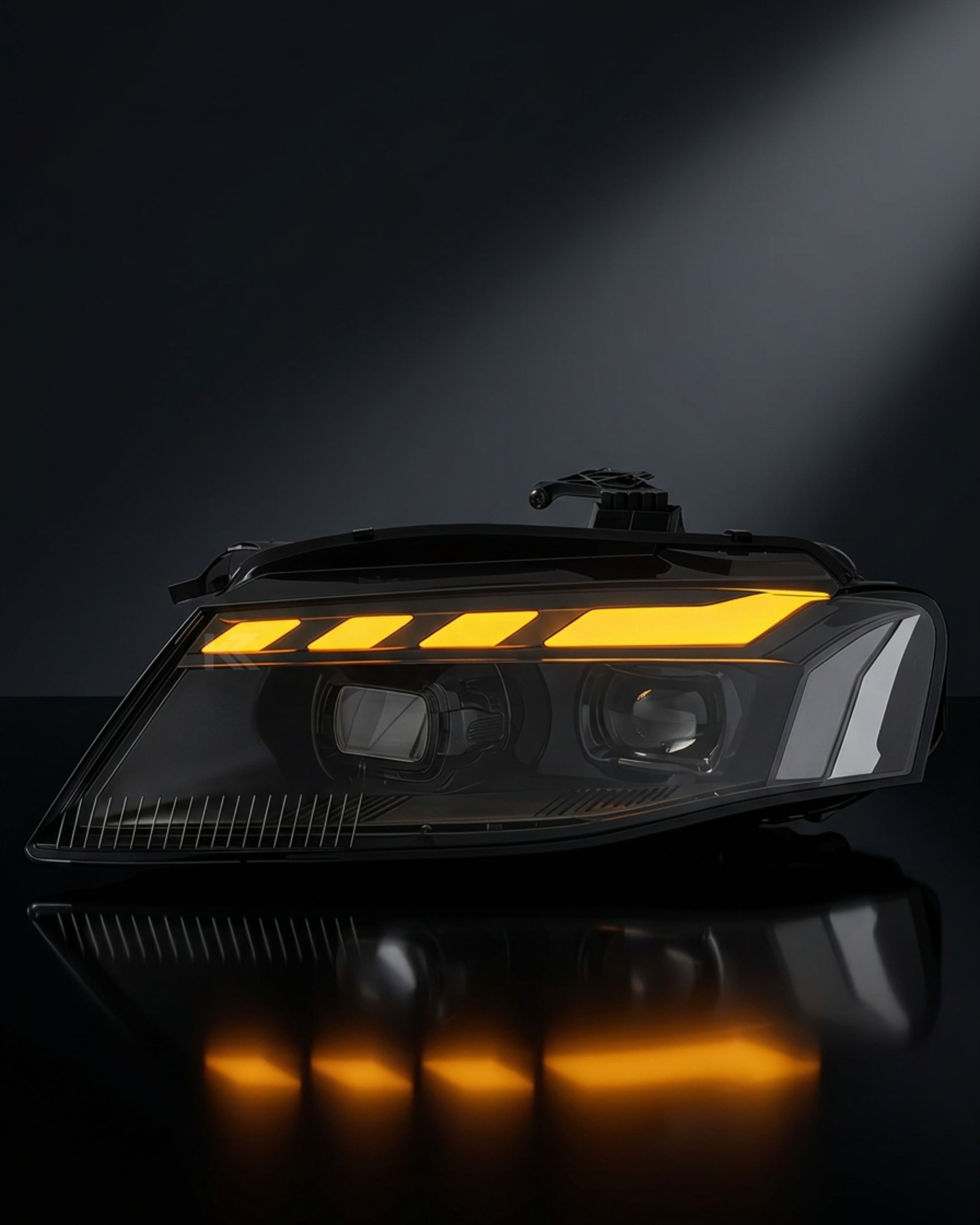Audi A4 RS Style LED Headlight Assembly with Daytime Running Lights 2008 - 2012
