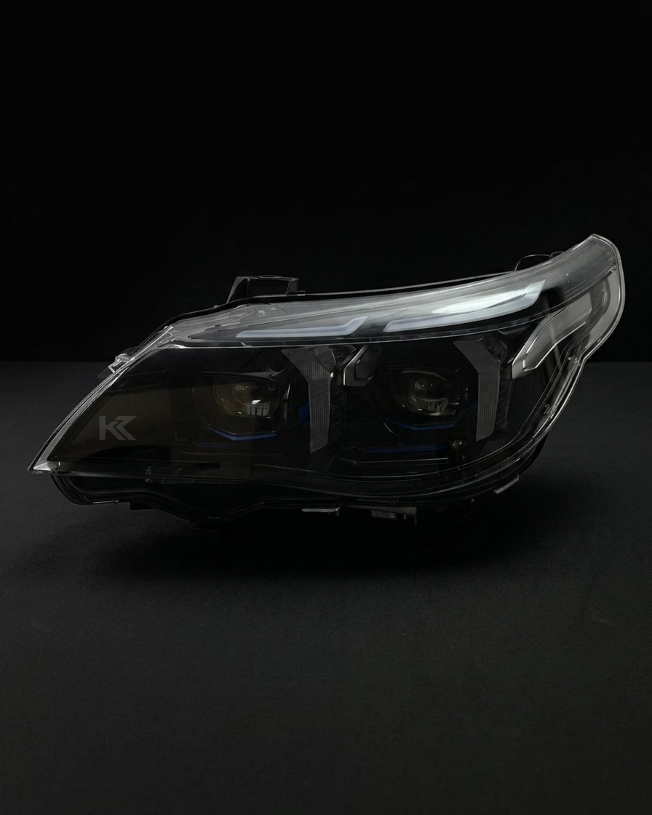 BMW 5 Series E60 Snake Eye LED Headlight Assembly with Dual-Color DRL 2003 - 2010