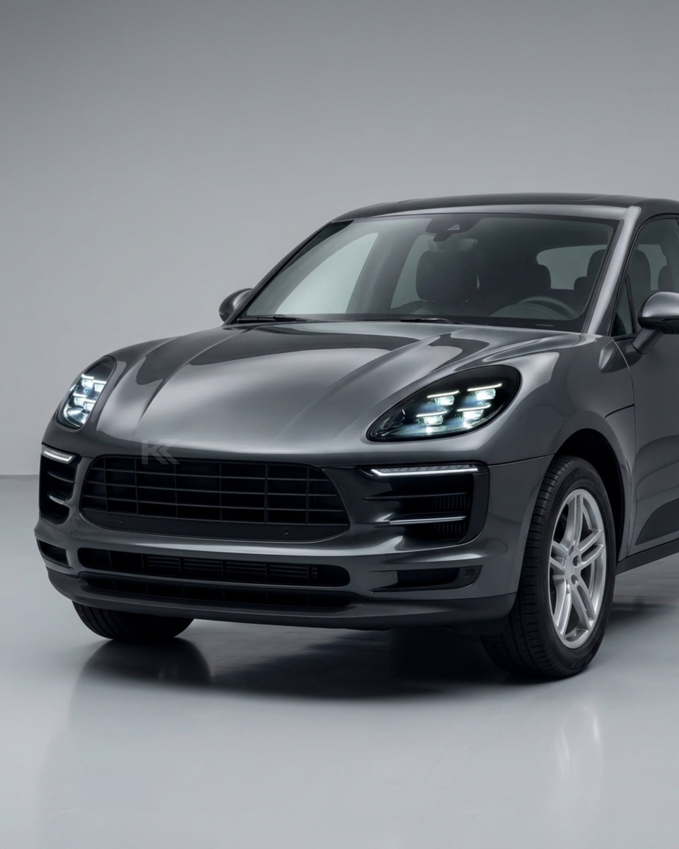 Porsche Macan 95B / 95B.1 LED Headlight Assembly with Daytime Running Lights 2014 - 2020 (Upgrade to 95B.3 Style / Replaces 96463190703)