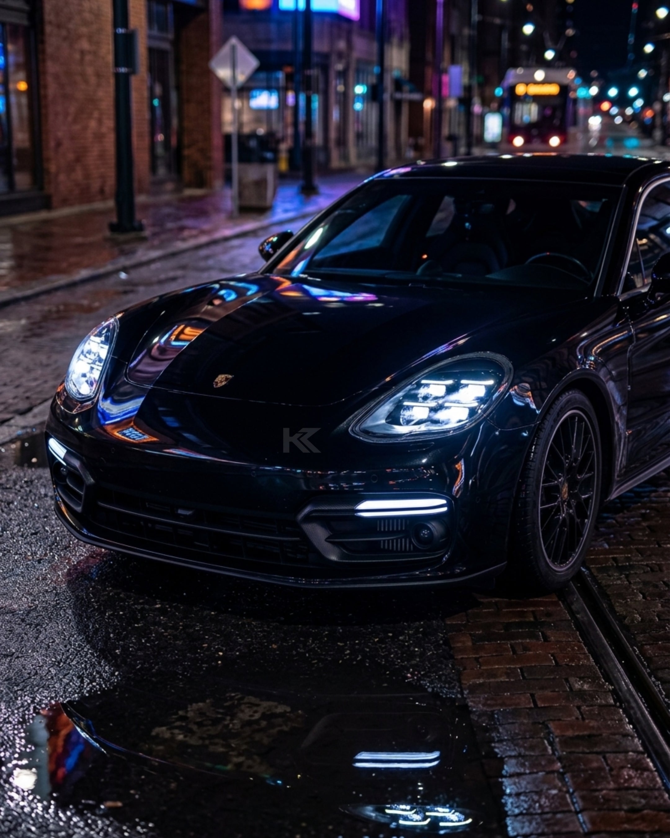 Porsche Panamera 970.1 LED Headlight Assembly with Dual-Color DRL 2010 - 2013