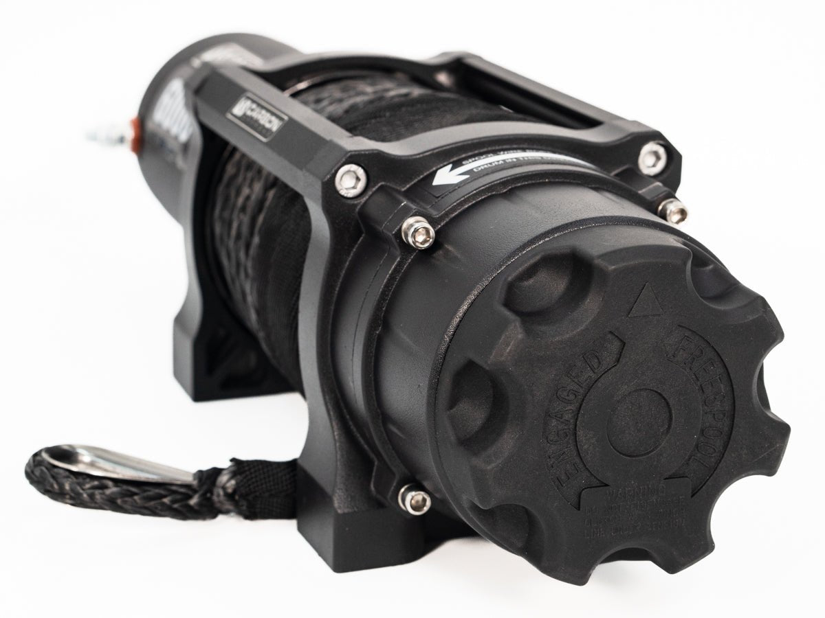 Carbon Offroad Long Drum 6000lb ATV/Small 4X4 Winch