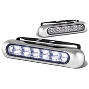 Universal 12 LED DRL Clear Fog Lights