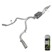 Suburban/Yukon, 2015-2020, 5.3L, Clamp/on - MPI Exhaust Cat-Back Dual Exhaust Kits