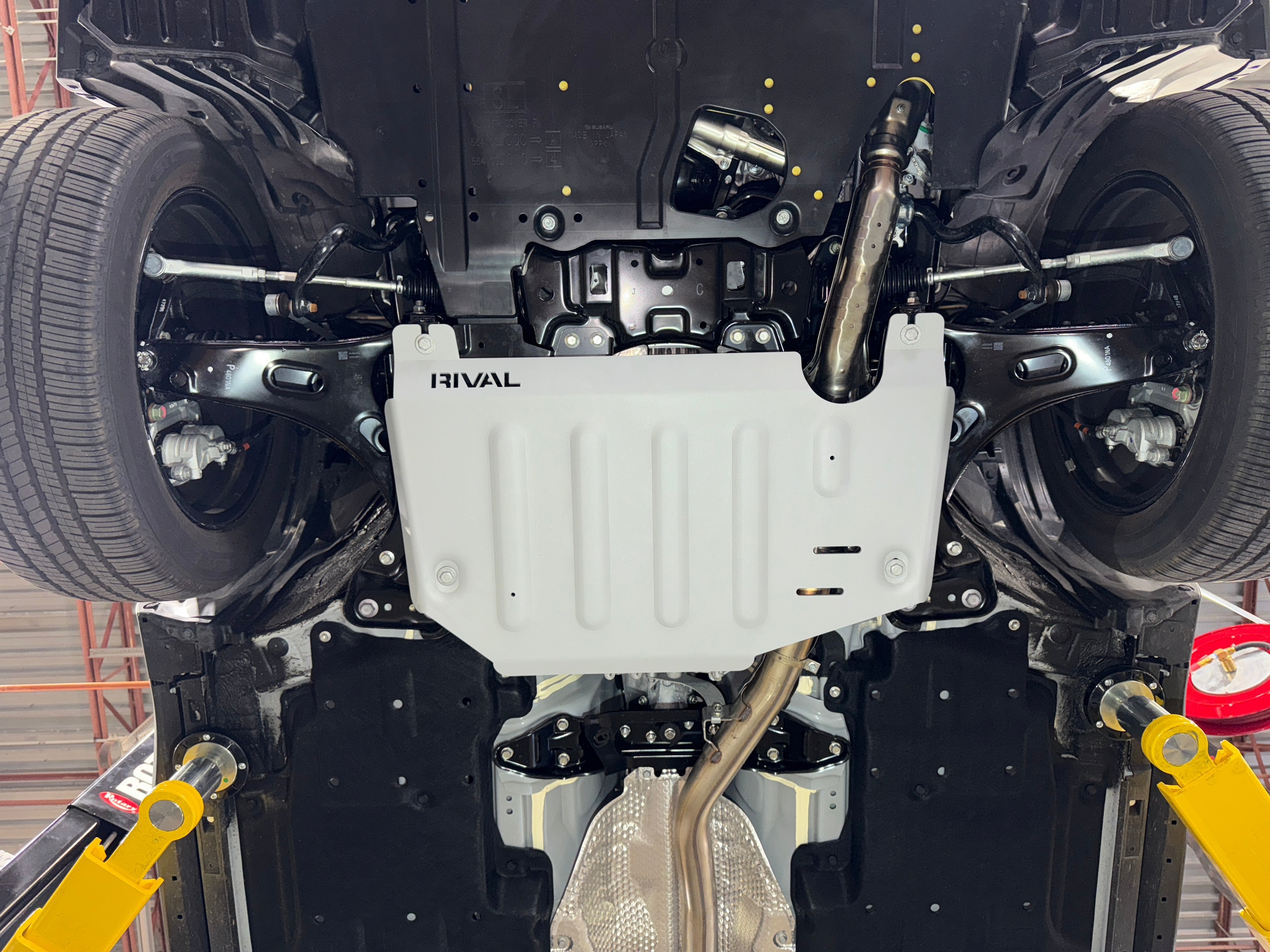 RIVAL Aluminum Transmission Skid Plate 2020-2025 Subaru Forester incl. Wilderness | 2020-2025 Subaru Outback | 2020-2025 Subaru Crosstrek