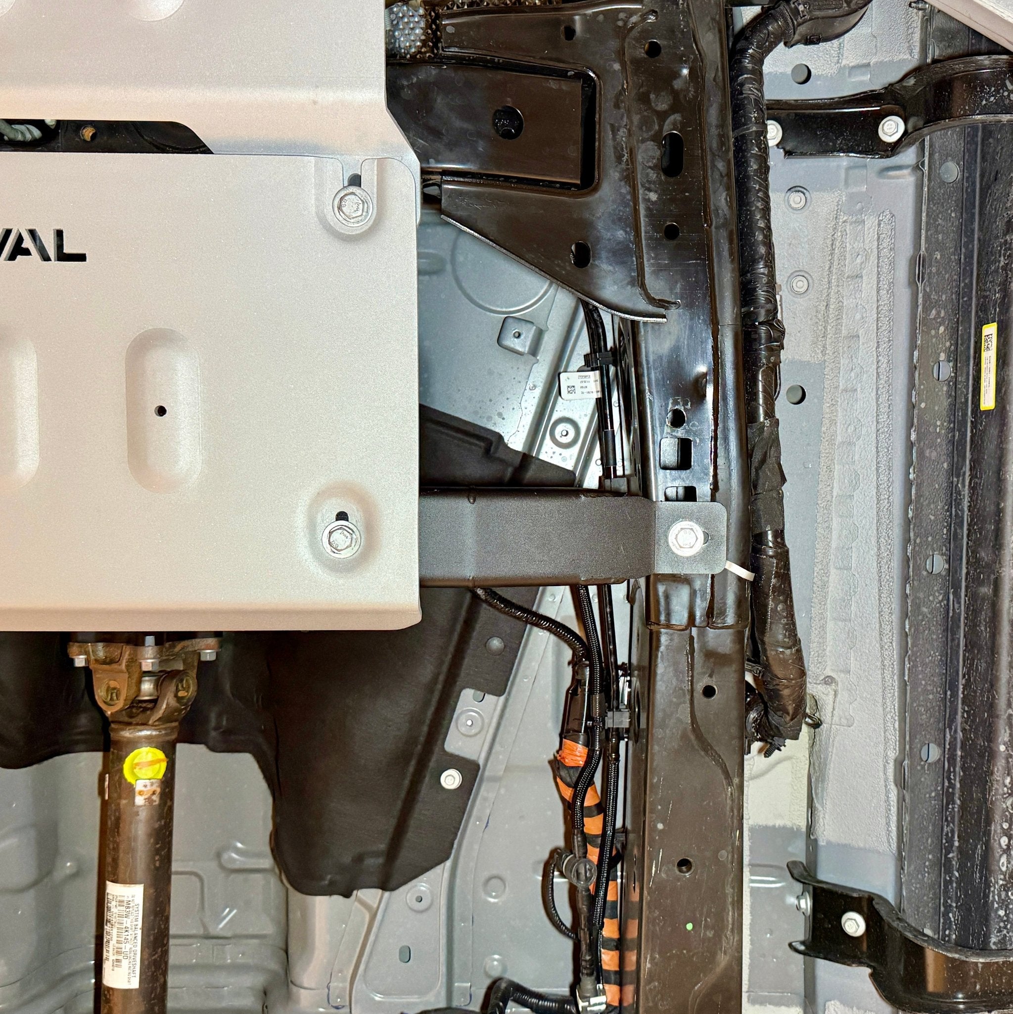 RIVAL Aluminum Transfer Case Skid Plate 2024-2025 Ford Ranger 2024-2025 Ford Ranger Raptor