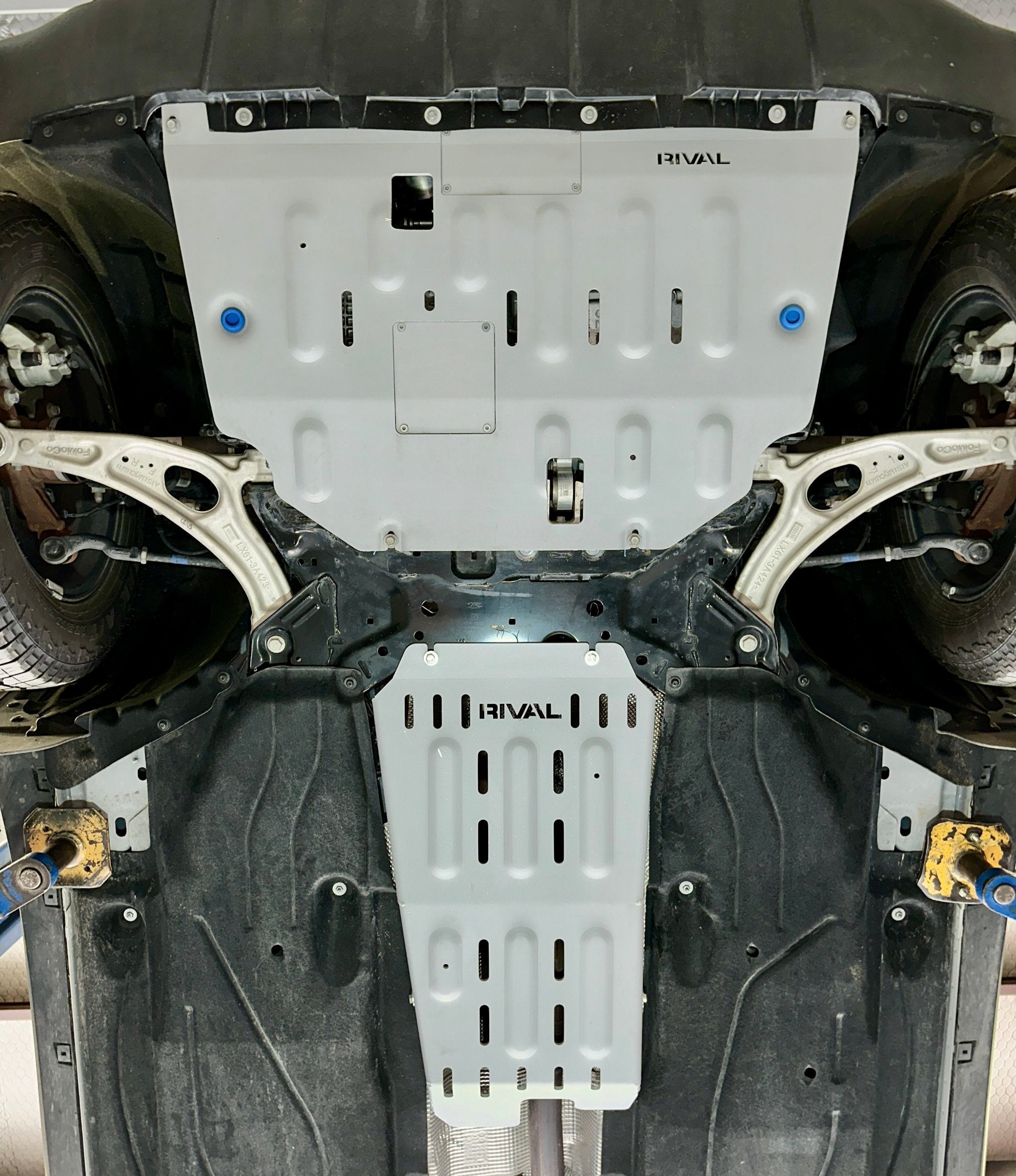 RIVAL Aluminum Catalytic Converter Skid Plate 2022-2025 Ford Maverick EcoBoost | 2020-2025 Ford Bronco Sport