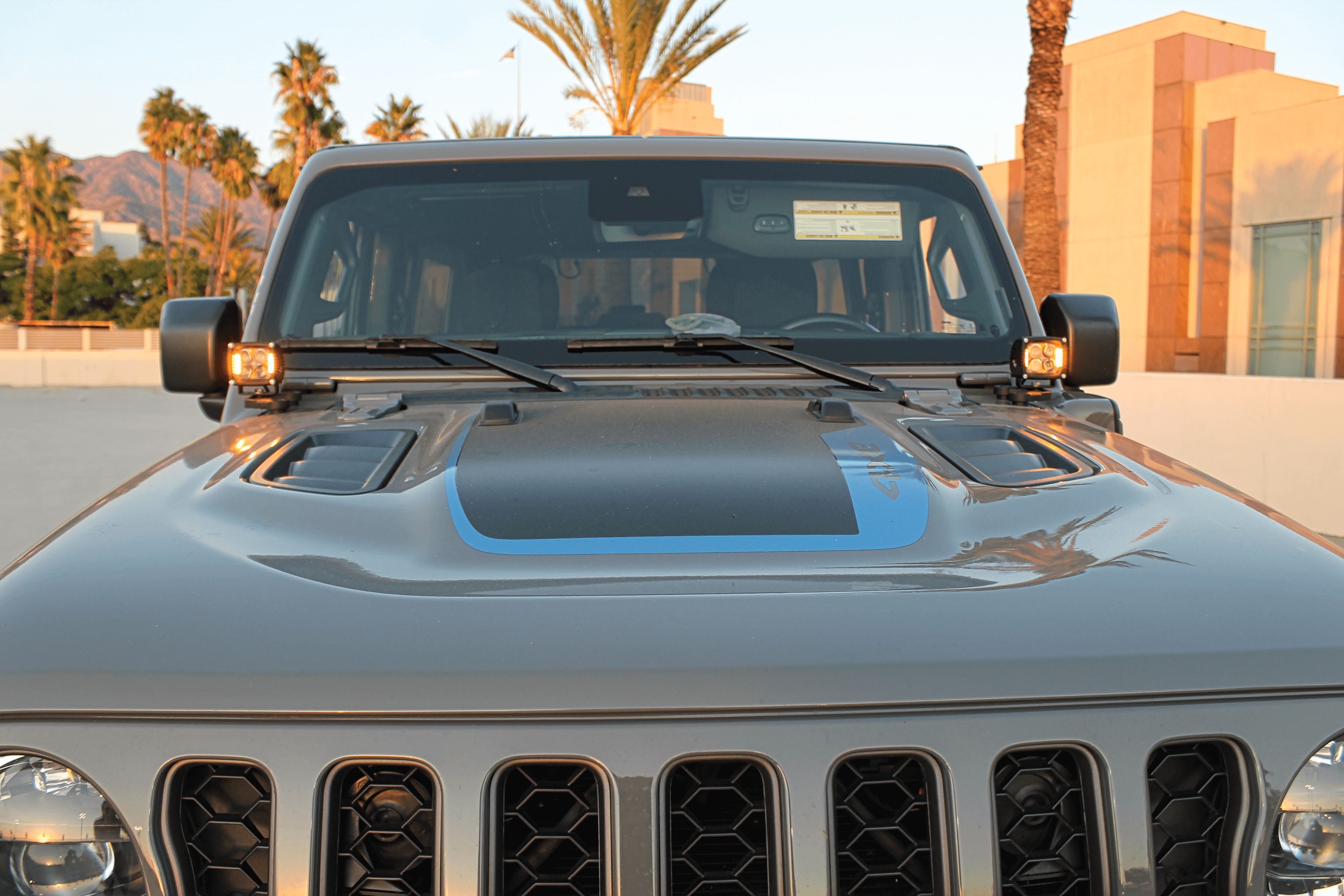 2017+ Jeep Wrangler (JL) Hood Mount/Ditch Lights