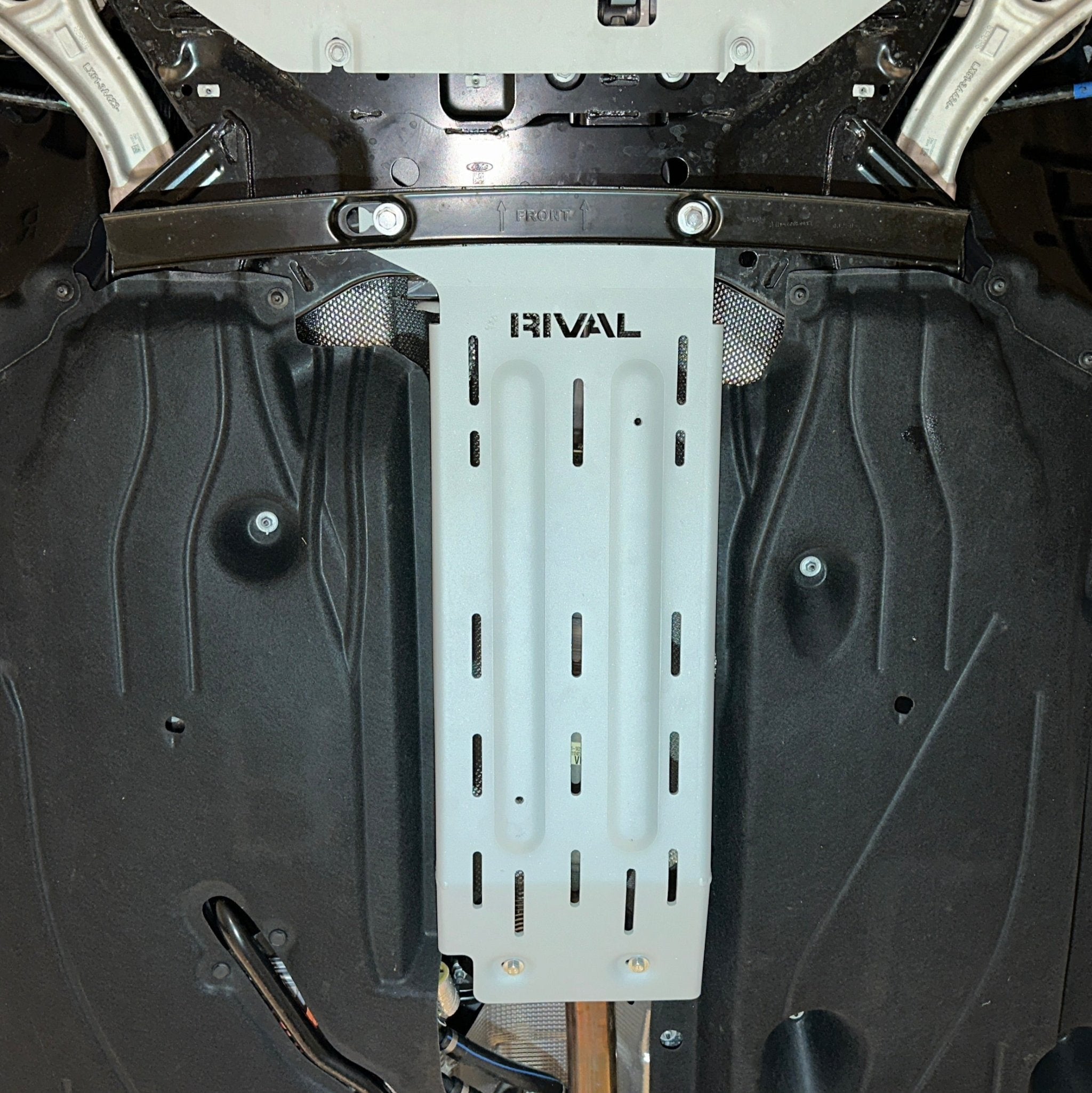 RIVAL Aluminum Catalytic Converter Skid Plate 2022-2025 Ford Maverick Hybrid 2WD Only