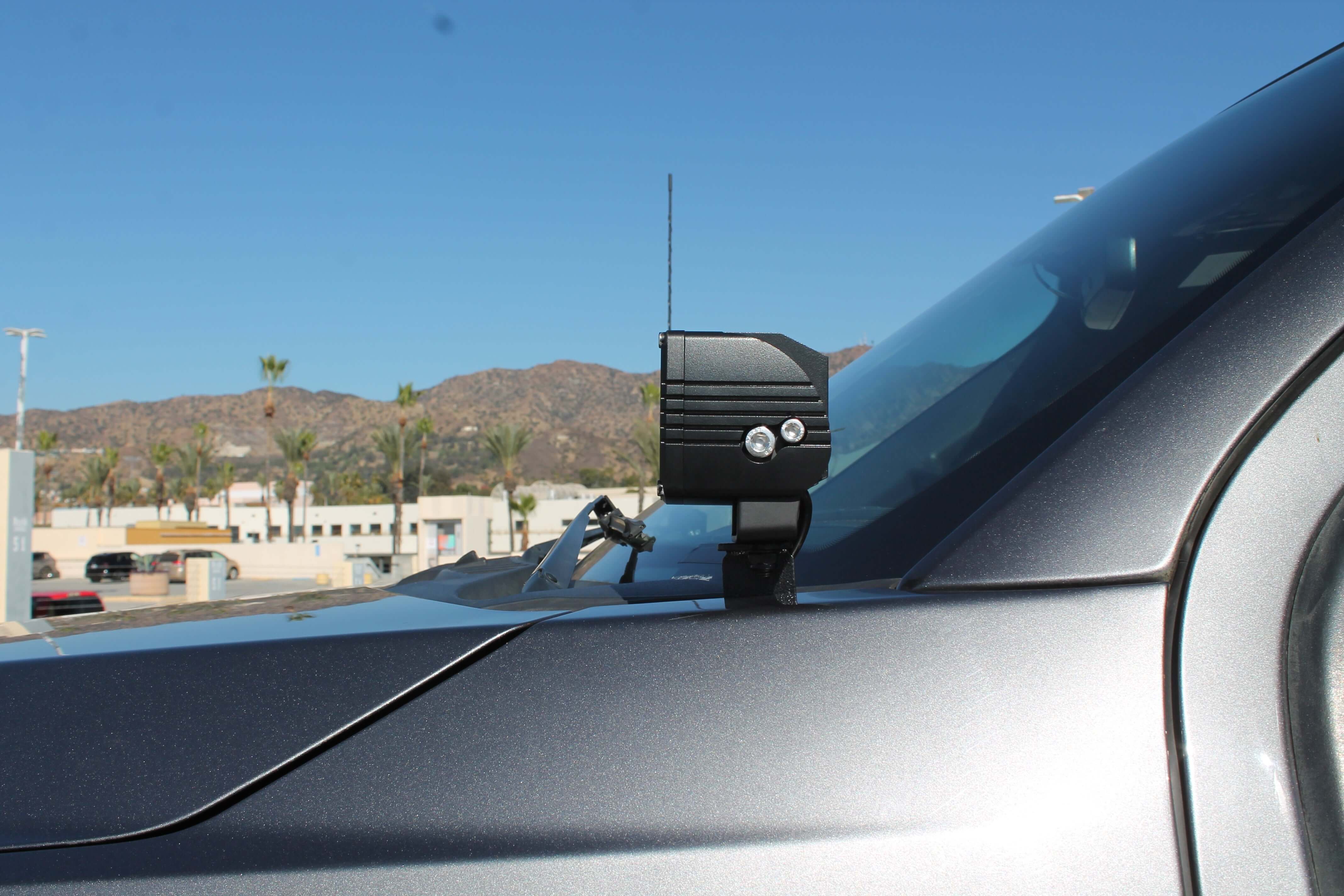 2020-2022 Ford Super Duty F250/350/450 Hood Mount Kit/Ditch Lights